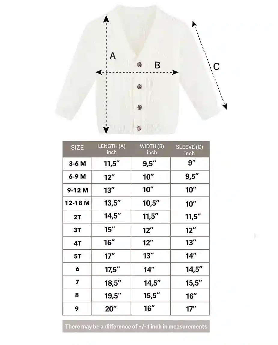 Little Boys Basic Long Sleeve V-Neck Classic Knit Cardigan Sweater