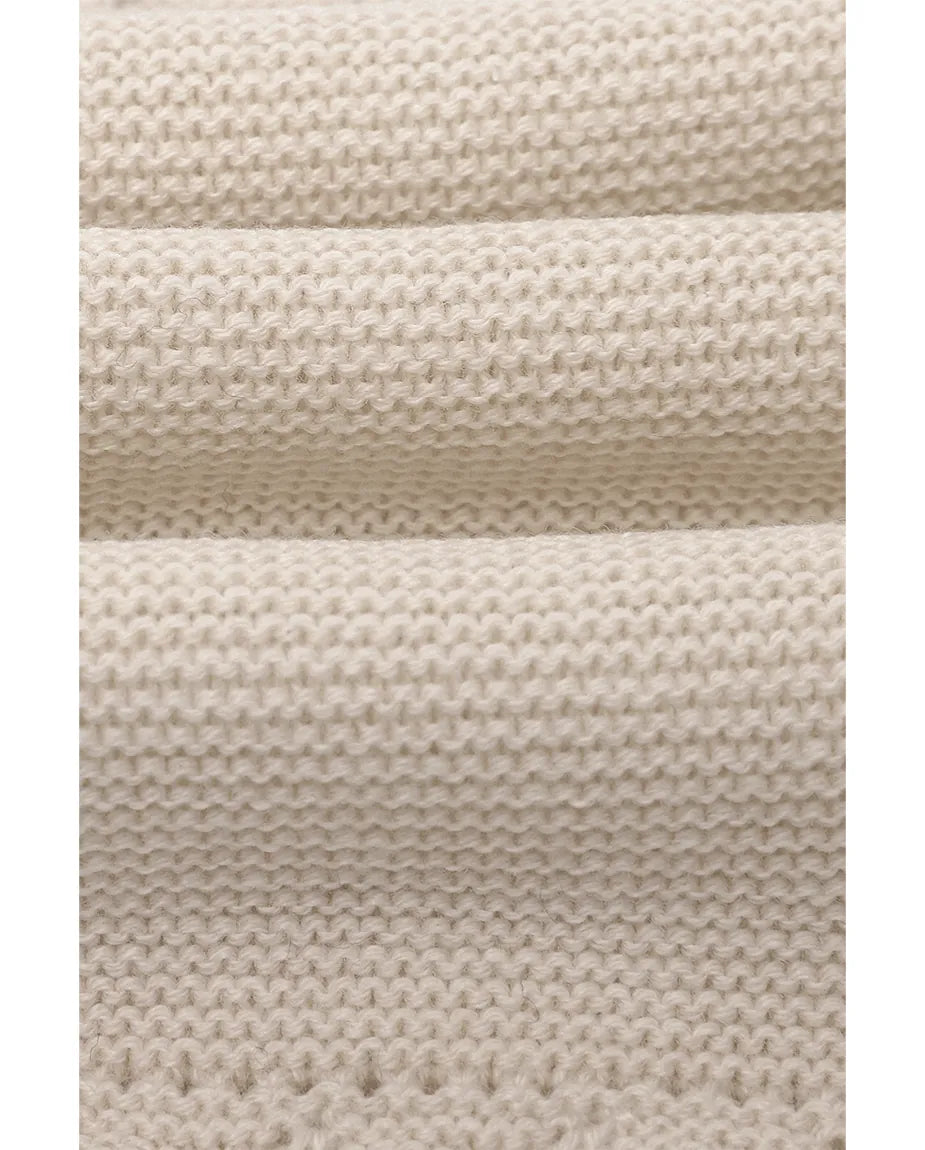 Baby Girls' Long Sleeve Knit Button Closure Bolero Shrug