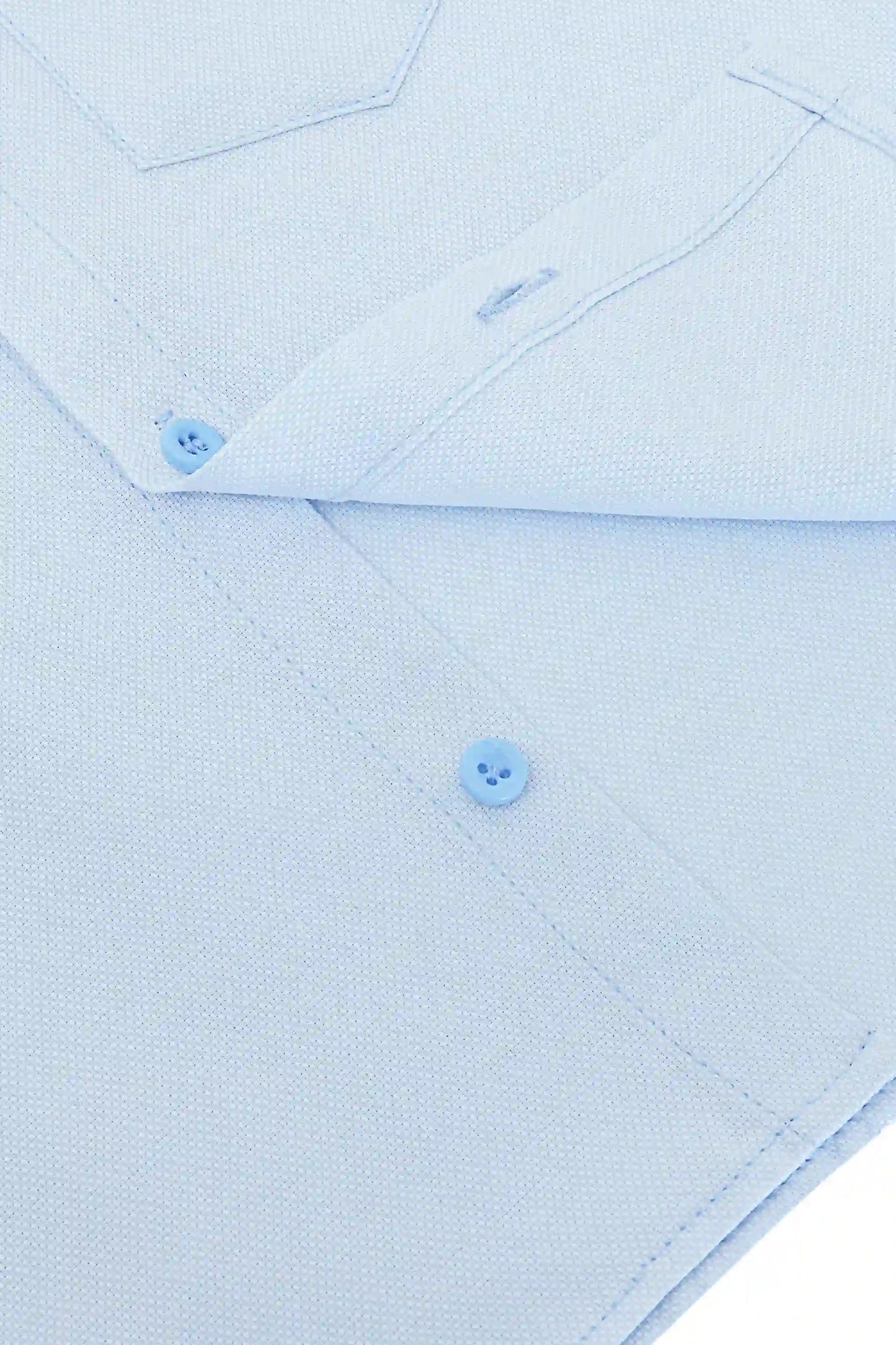 Boys' Button Down Shirt Solid Short Sleeve Classic Solid Oxford Dress Shirt