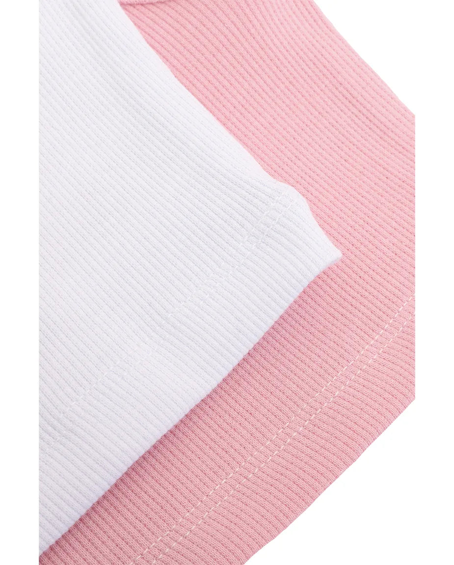 Girls 2-Pack Basic Cropped Tank Top