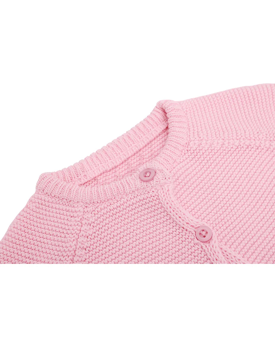 Baby Girls' Knit Long Sleeve Ruffled Cardigan Bolero Shrug
