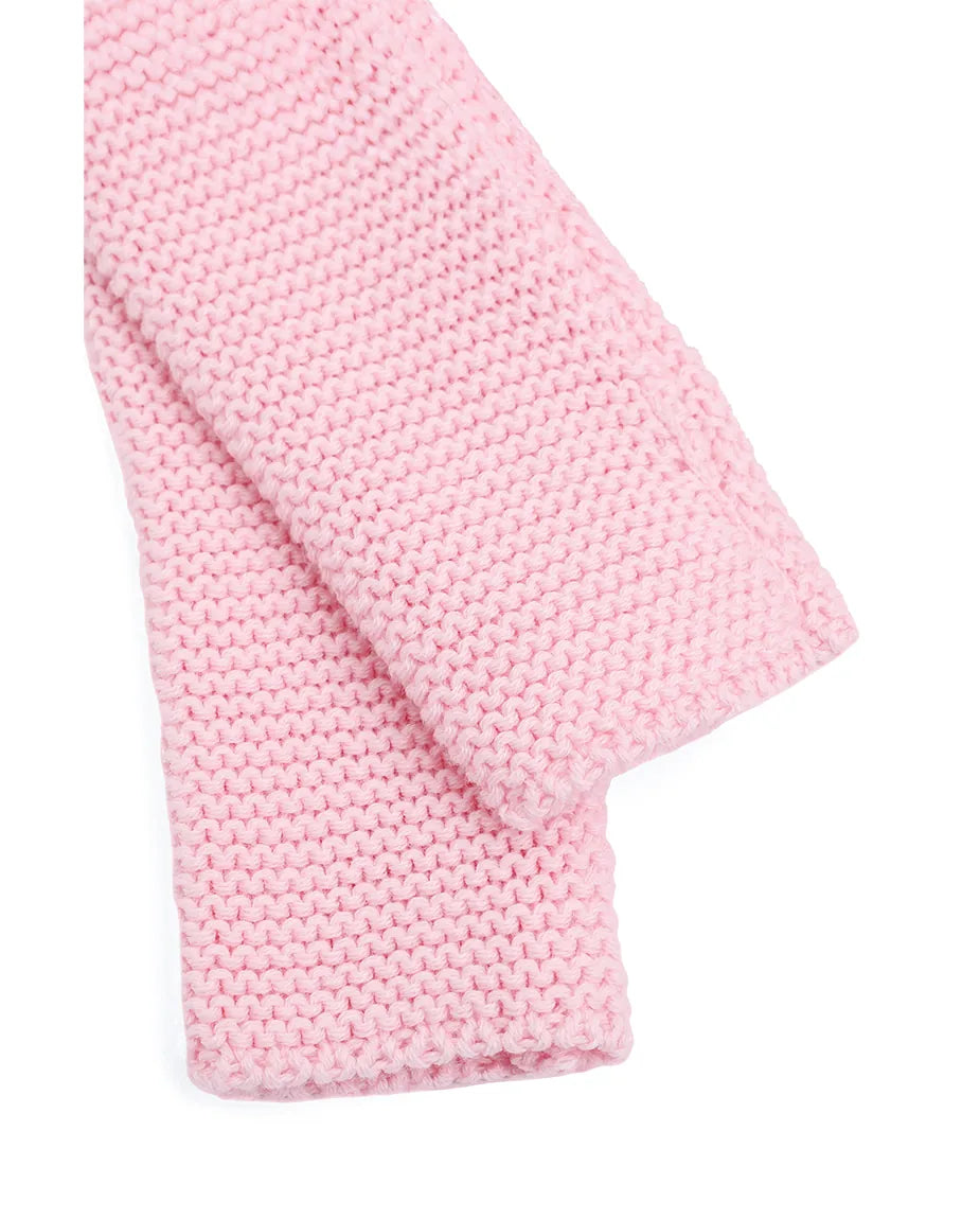 Baby Girls' Knit Long Sleeve Ruffled Cardigan Bolero Shrug