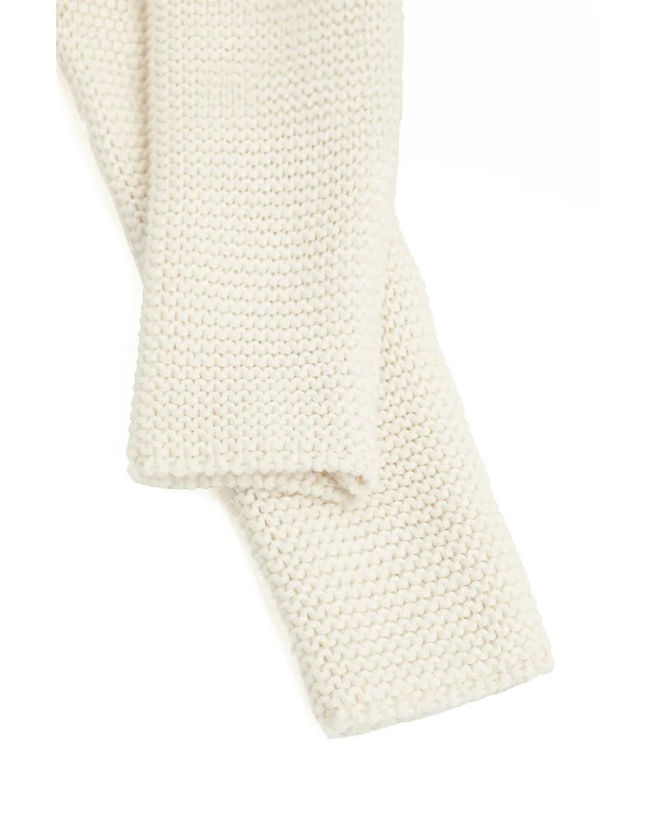 Baby Girls' Knit Long Sleeve Ruffled Cardigan Bolero Shrug