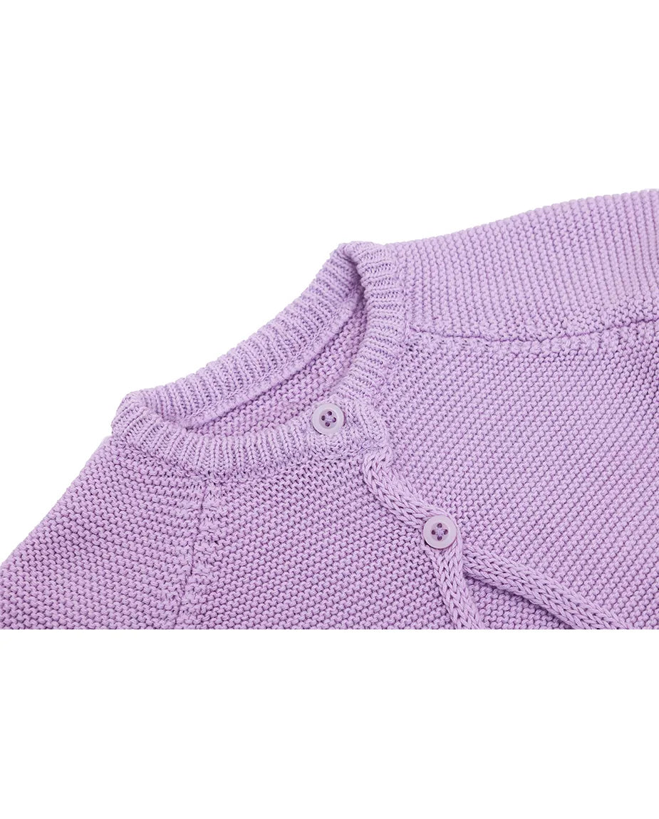 Baby Girls' Knit Long Sleeve Ruffled Cardigan Bolero Shrug