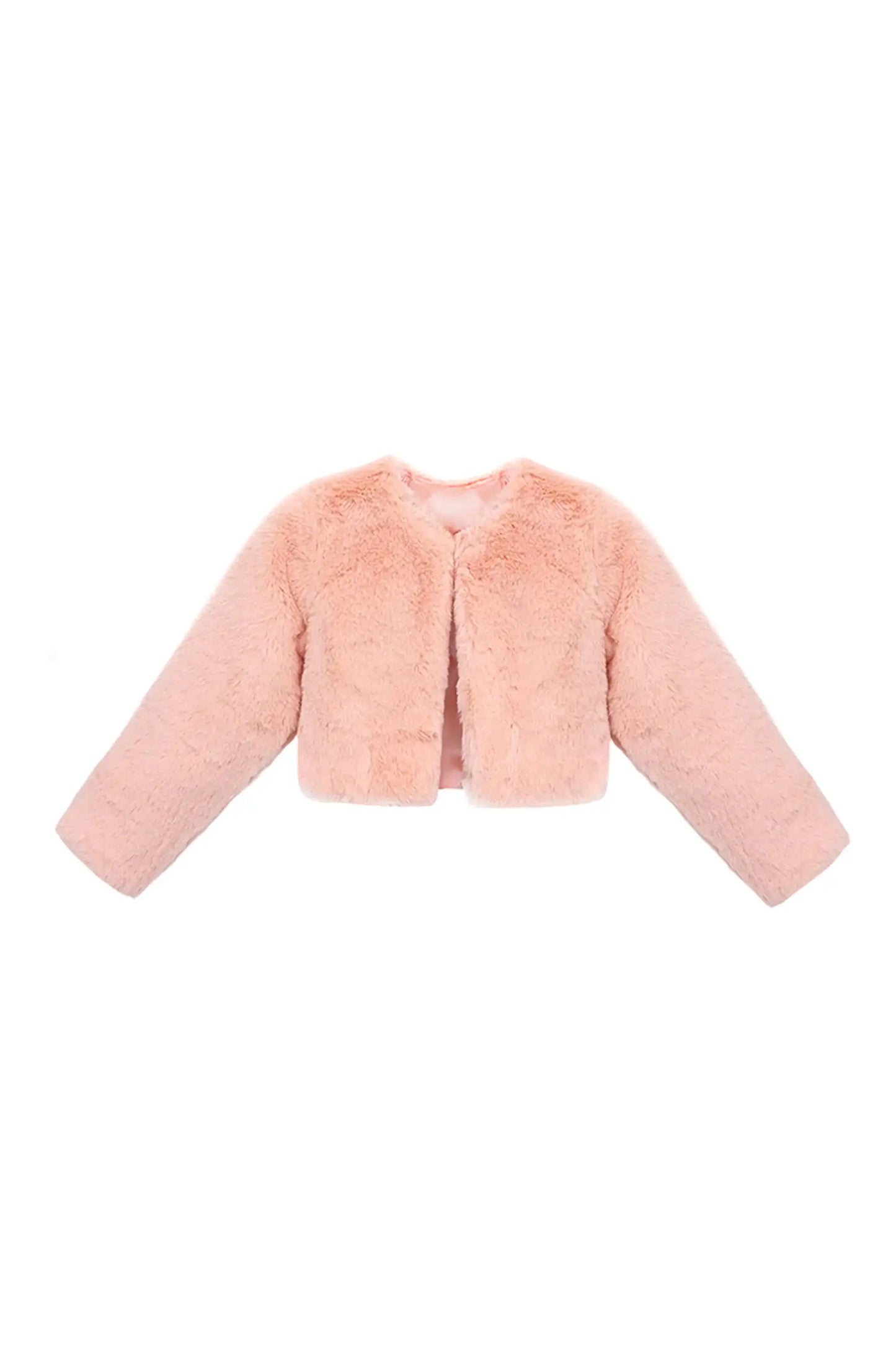 Girls' Bolero Cozy Faux Fur Jacket Shrug