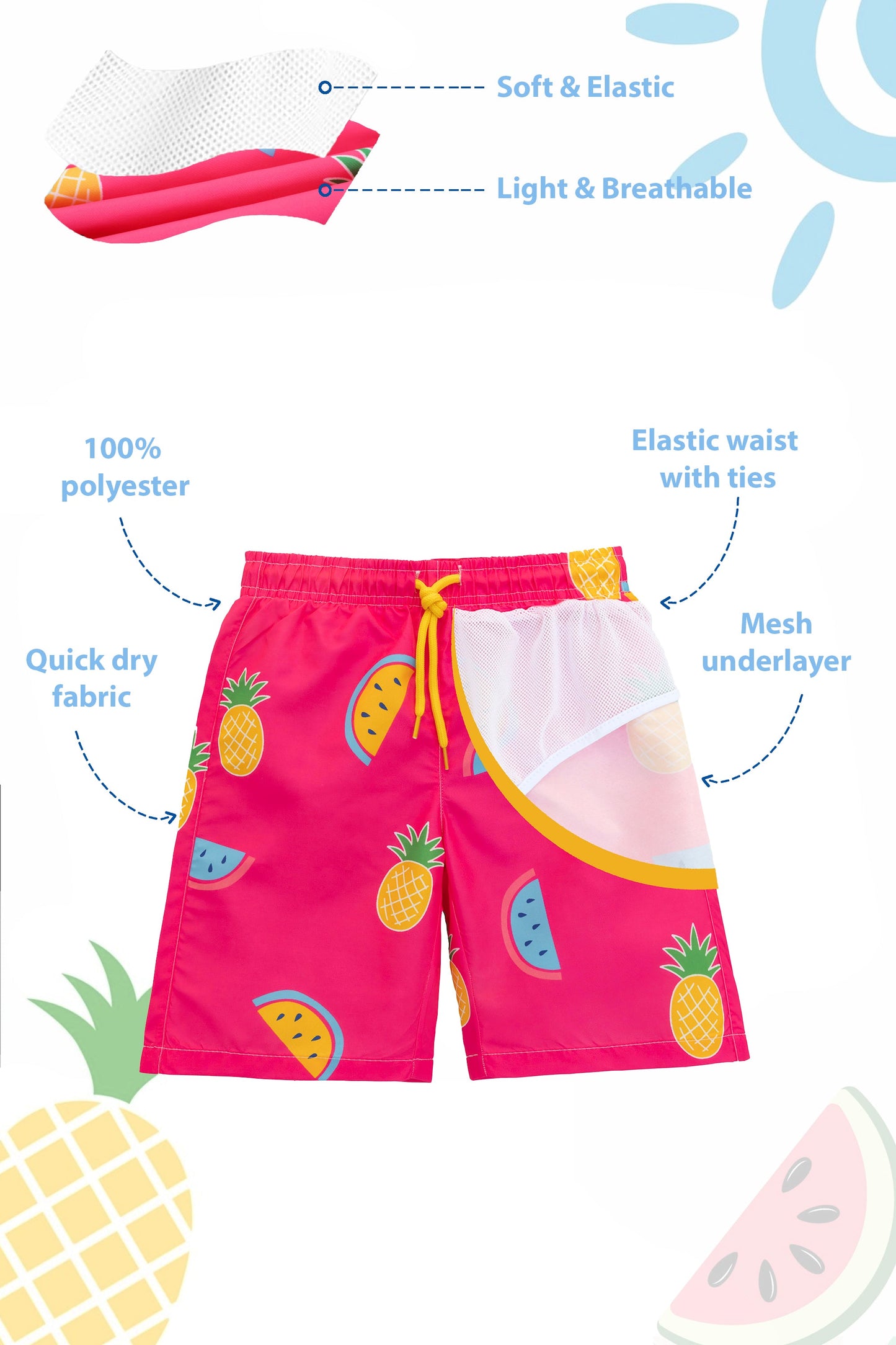 Boys Swim Trunks Toddler Boy Swim Shorts Bathing Suit Swimwear