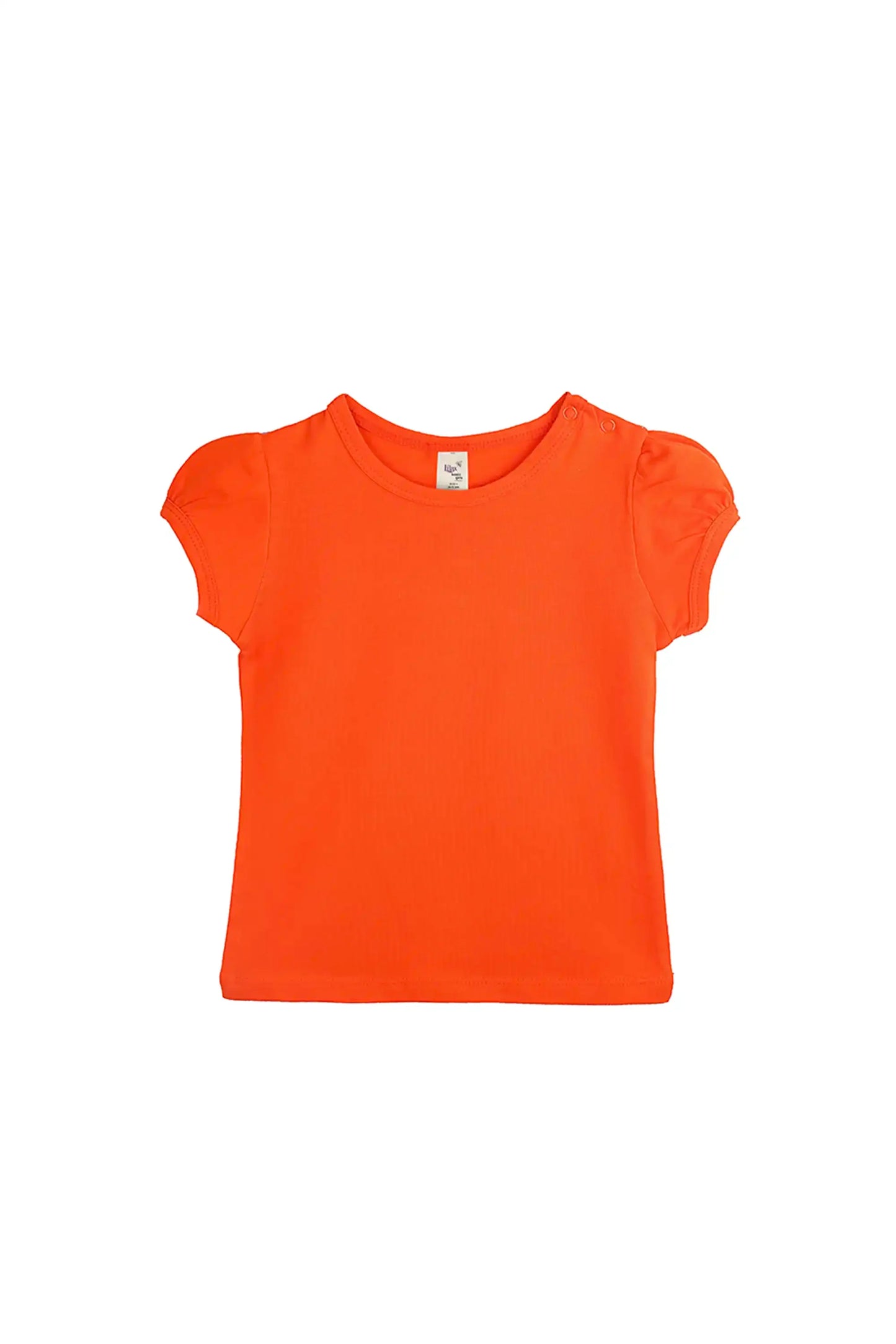 Baby Girls' Basic T-Shirt Short Sleeve Crewneck Tee
