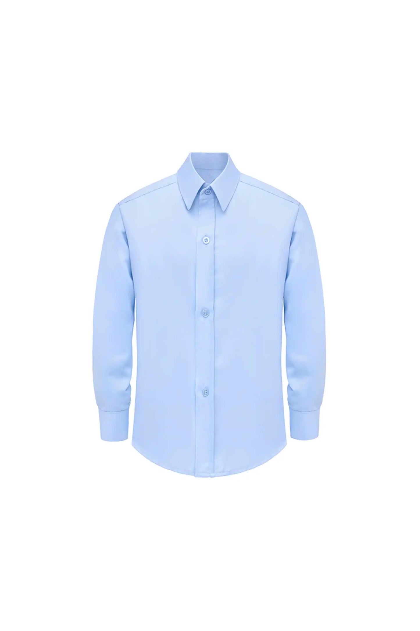 Boys' Button Down Shirt Solid Long Sleeve Dress Shirt