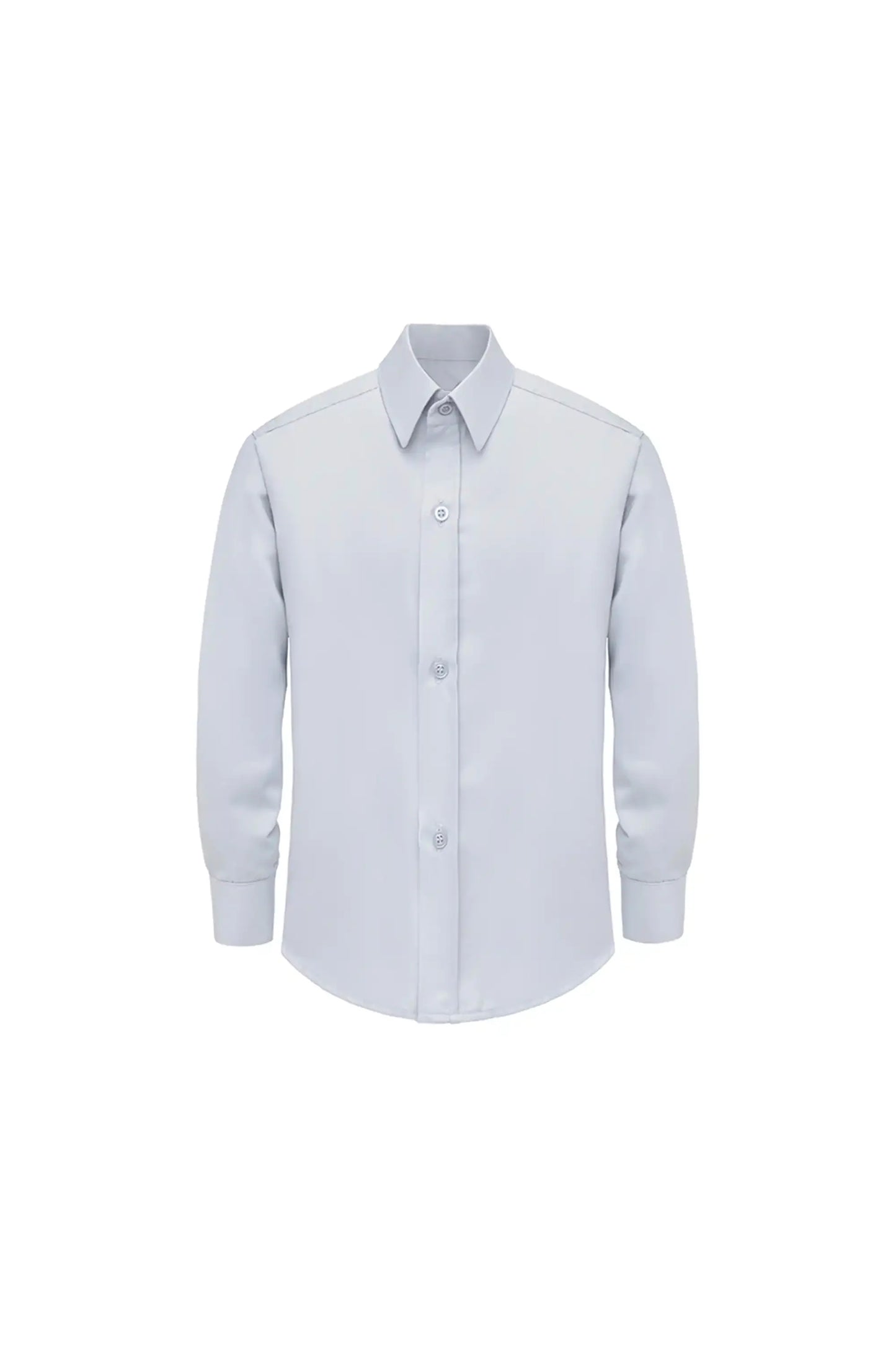 Boys' Button Down Shirt Solid Long Sleeve Dress Shirt