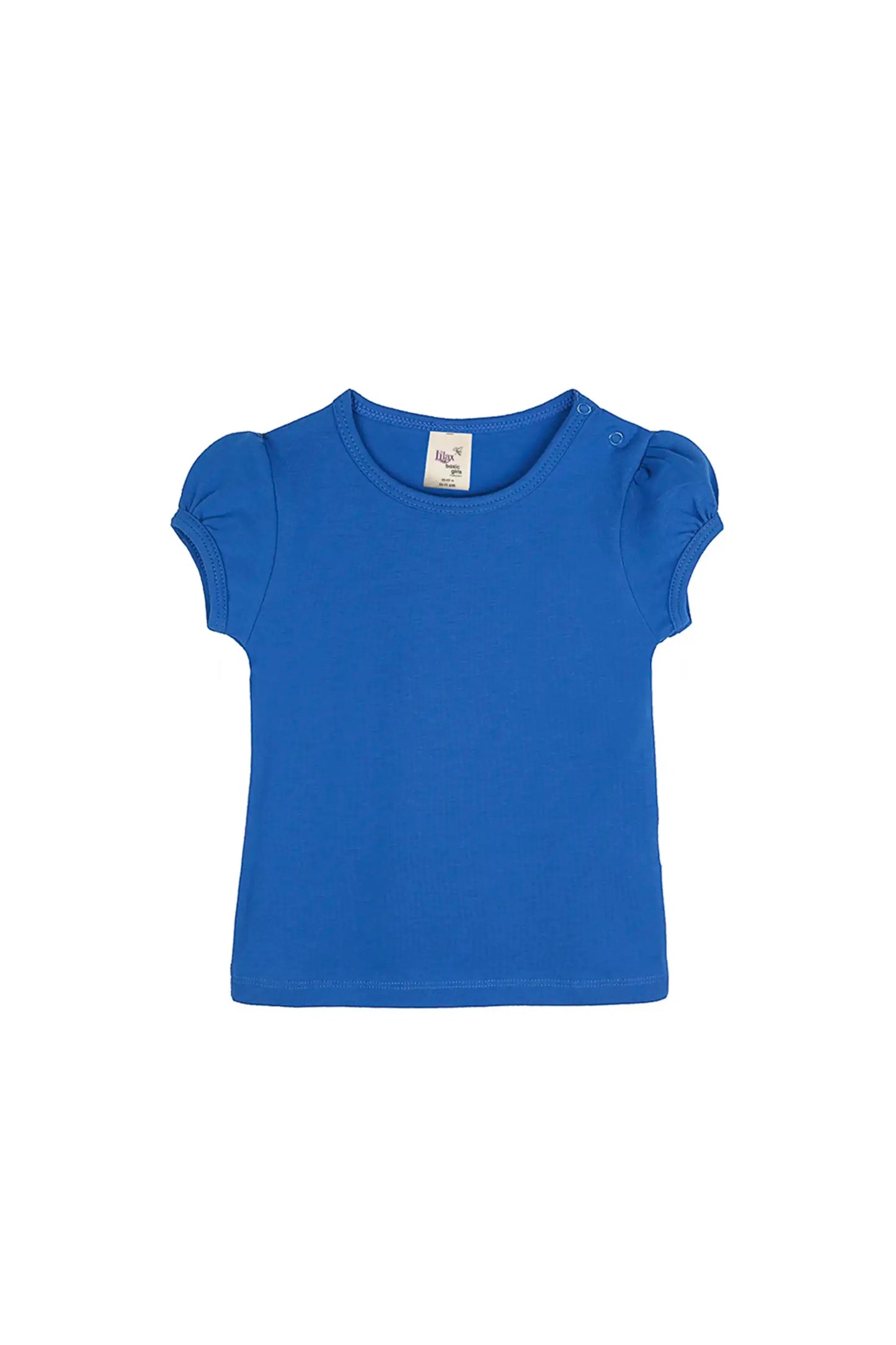 Baby Girls' Basic T-Shirt Short Sleeve Crewneck Tee
