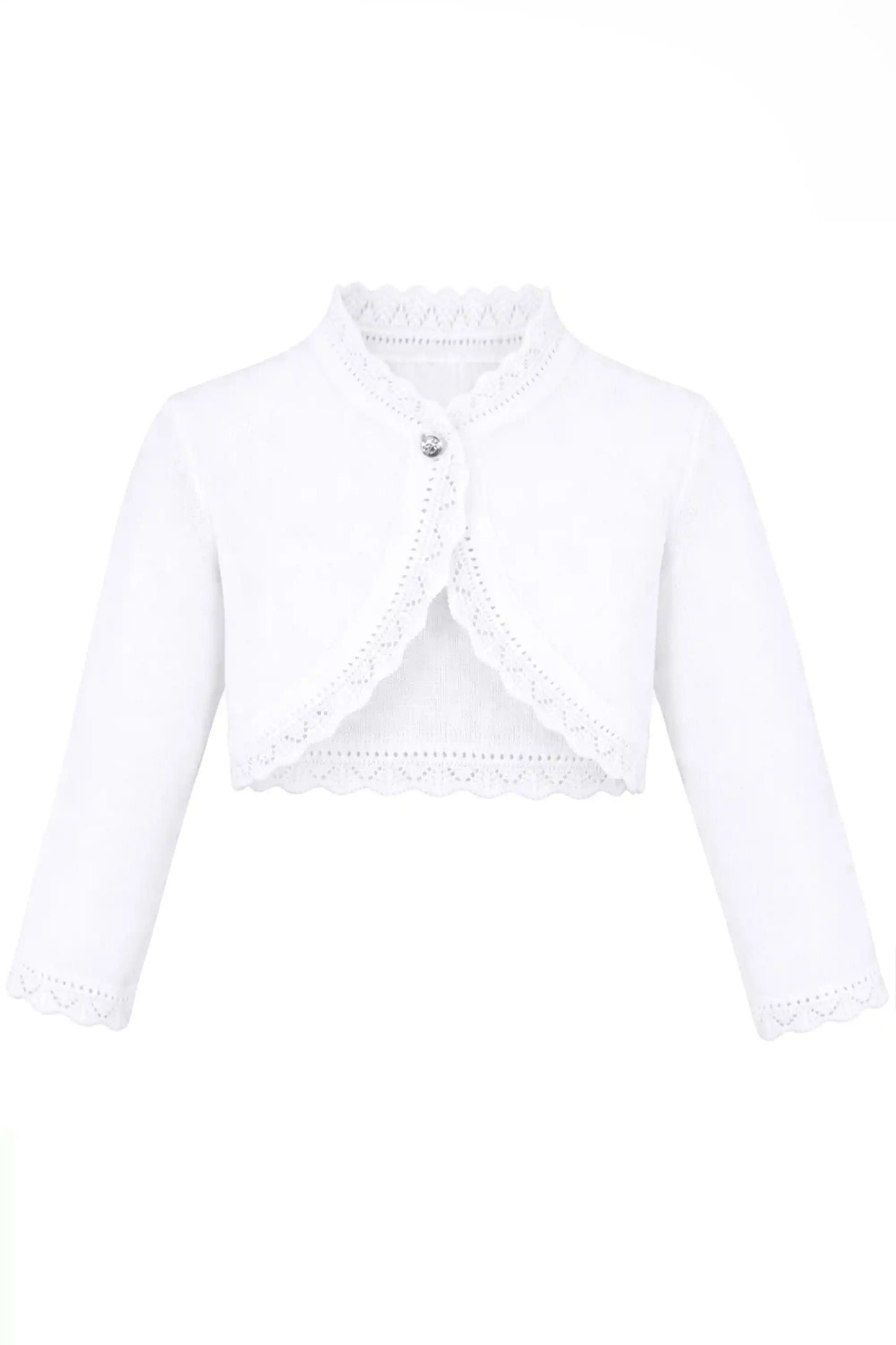 Baby Knit Button Detailed Bolero Cardigan