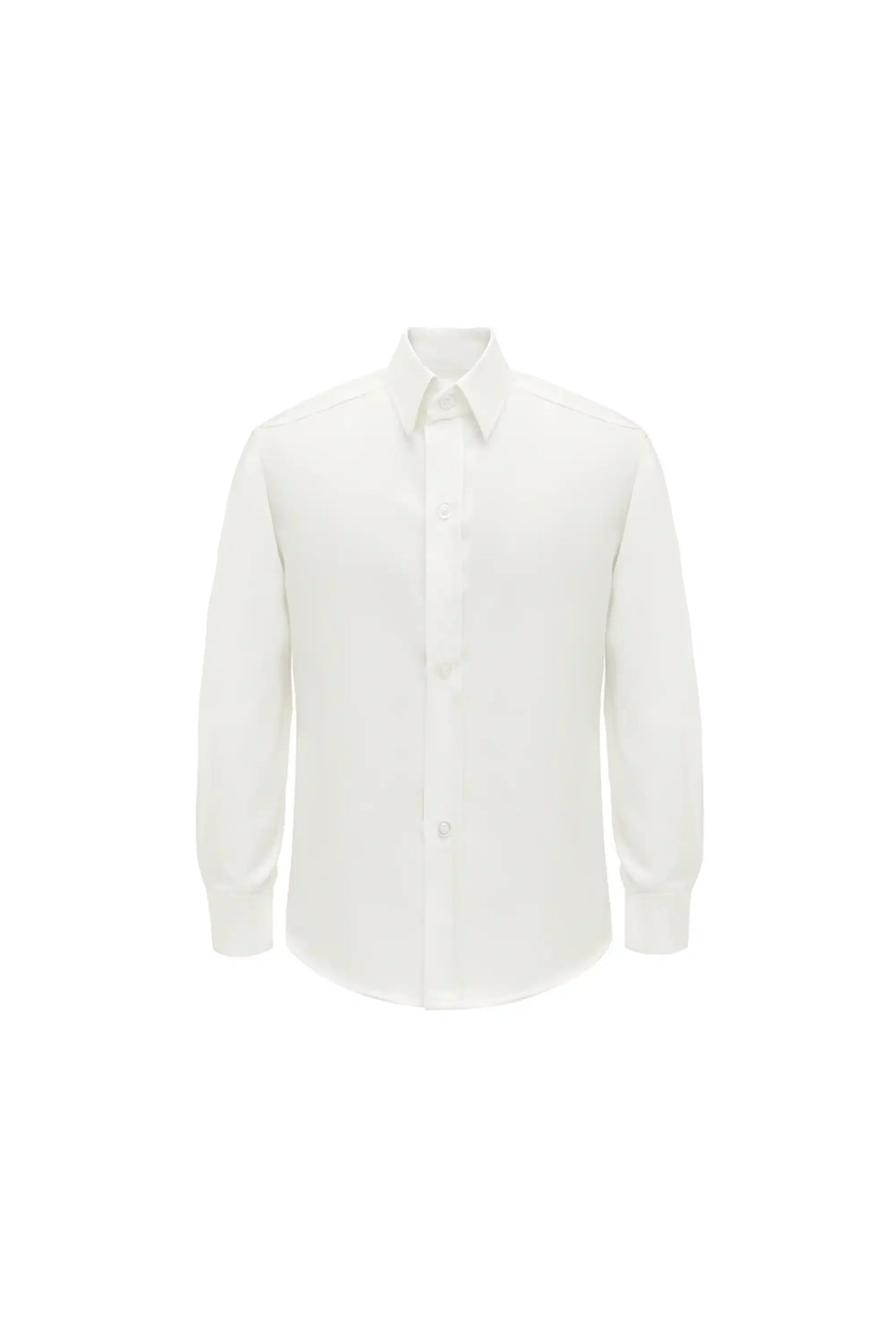 Boys' Button Down Shirt Solid Long Sleeve Dress Shirt