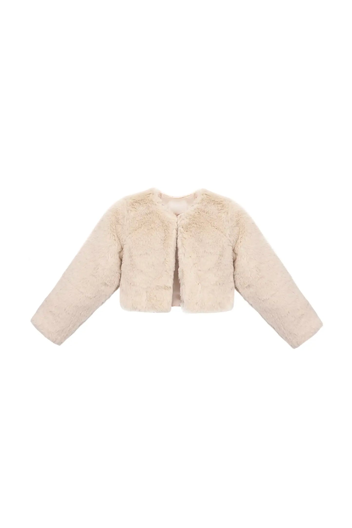 Girls' Bolero Cozy Faux Fur Jacket Shrug