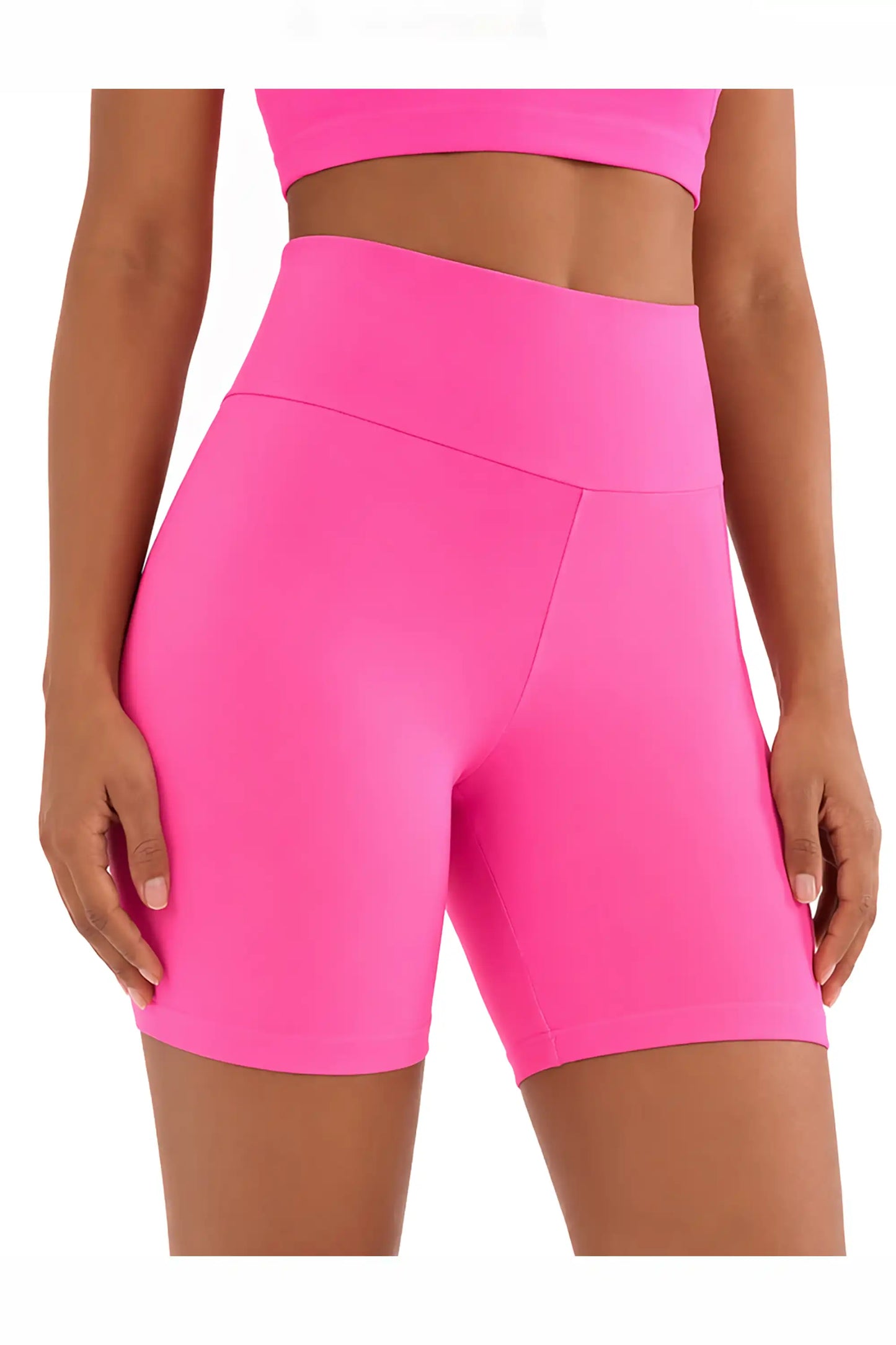 Girls High Waist Biker Shorts — Premium Soft 4-Way Stretch Yoga & Dance Athletic Shorts