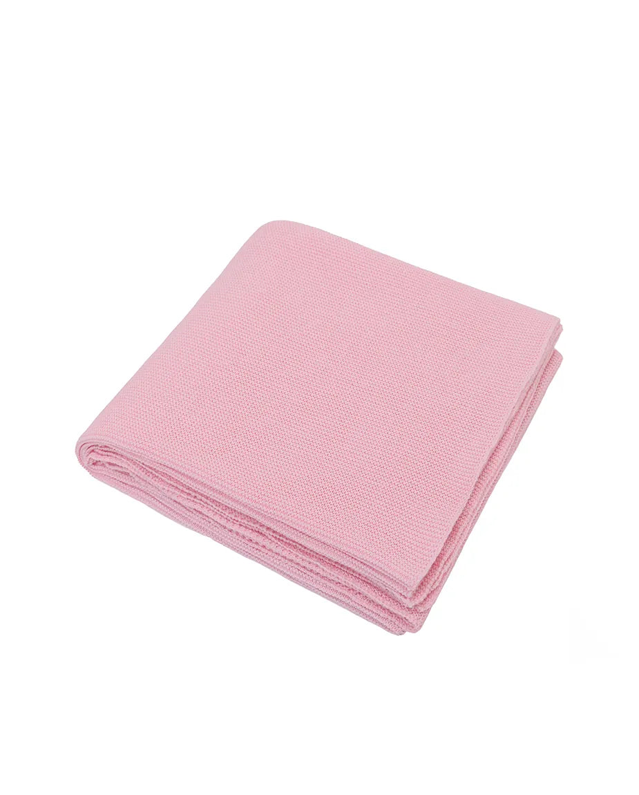 Baby Girl Cotton Knit Receiving Blanket