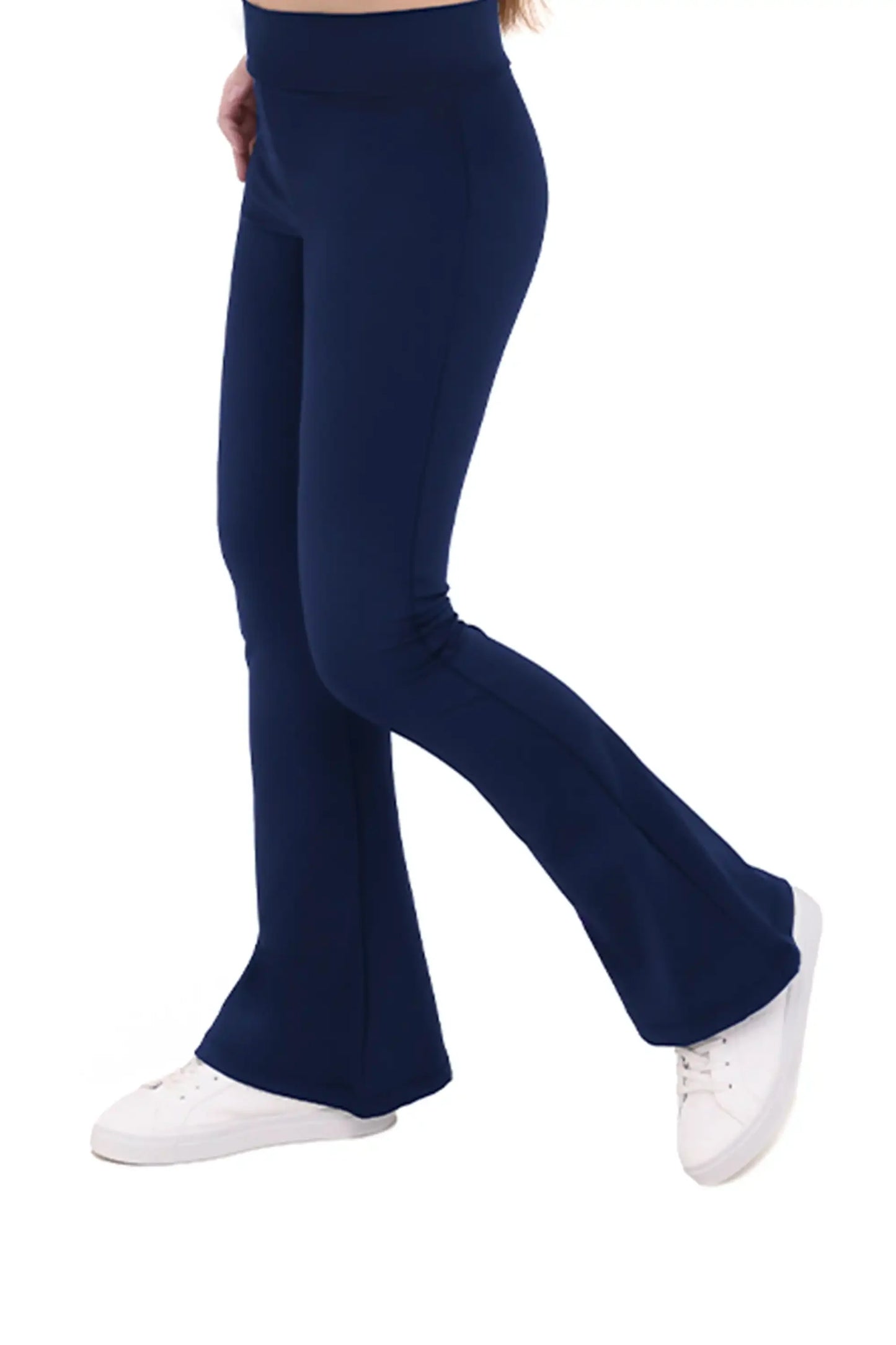 Girls Flare Leggings Dance Bottoms High Waisted Bootcut Yoga Pants