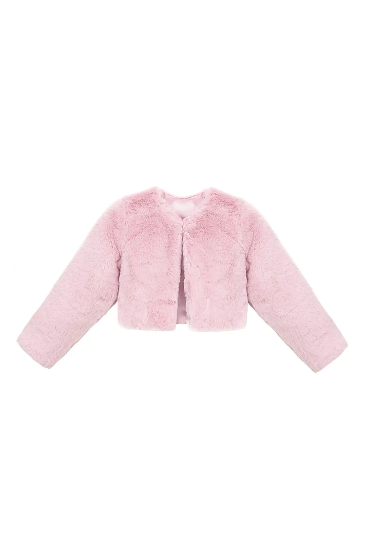 Girls' Bolero Cozy Faux Fur Jacket Shrug