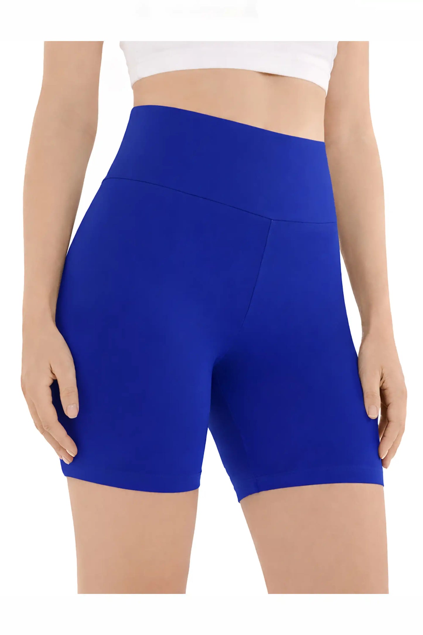 Girls High Waist Biker Shorts — Premium Soft 4-Way Stretch Yoga & Dance Athletic Shorts