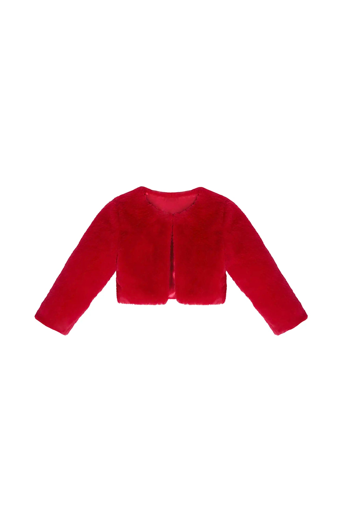 Girls' Bolero Cozy Faux Fur Jacket Shrug