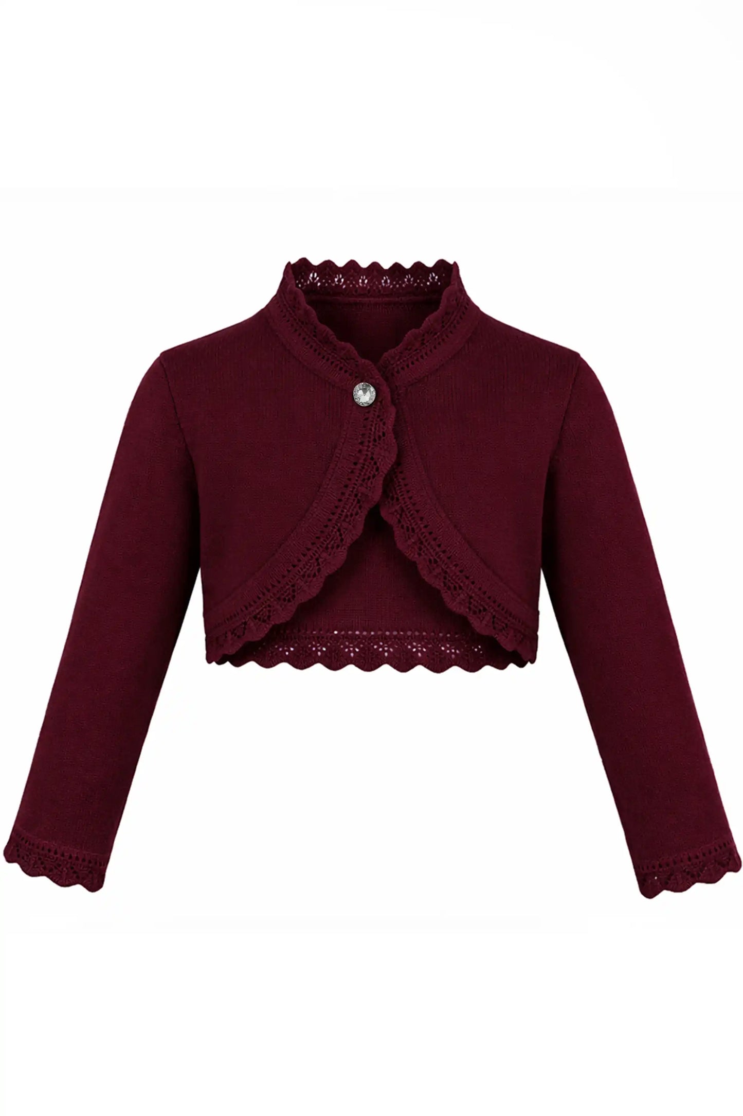 Baby Knit Button Detailed Bolero Cardigan