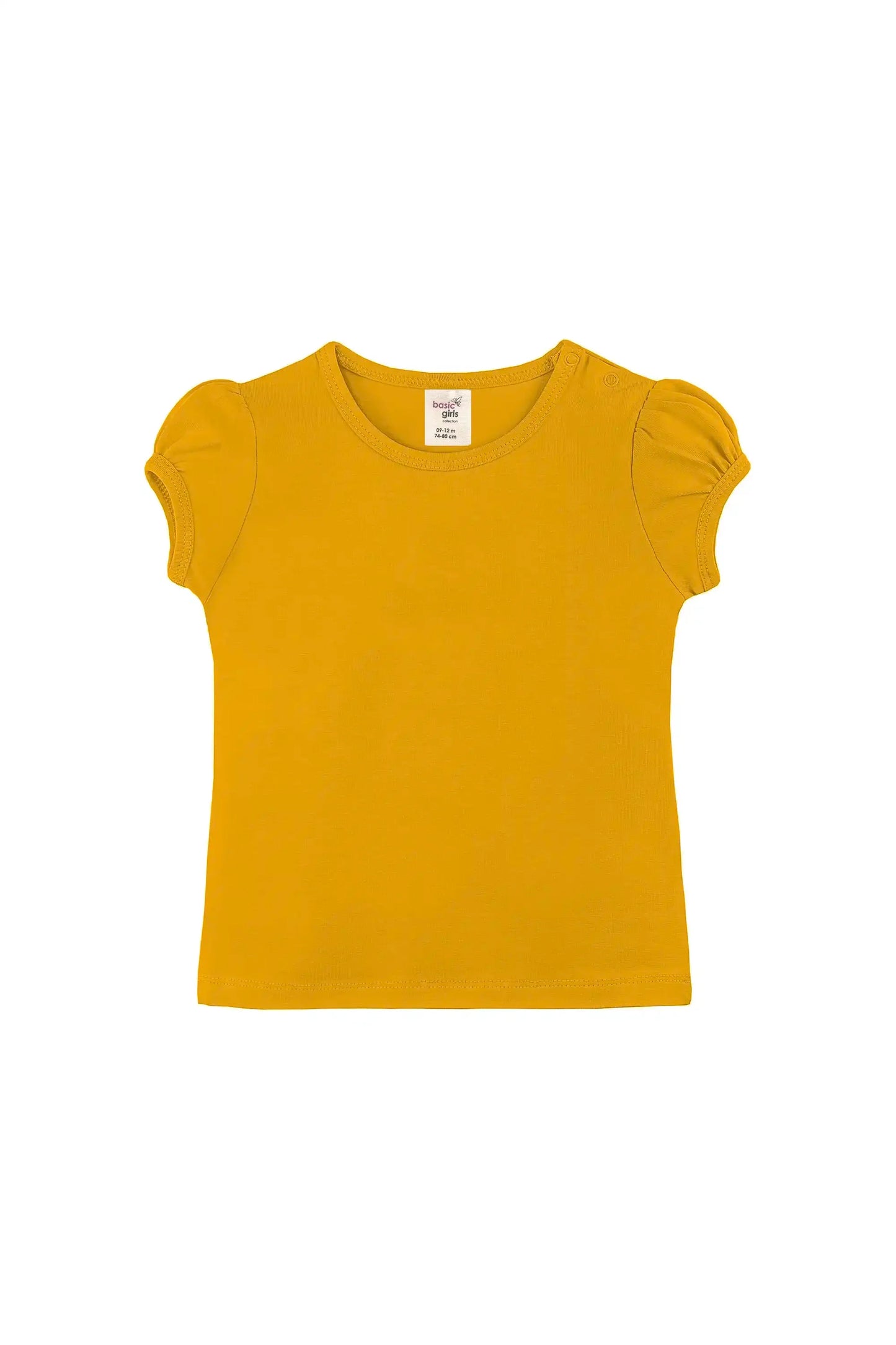 Baby Girls' Basic T-Shirt Short Sleeve Crewneck Tee