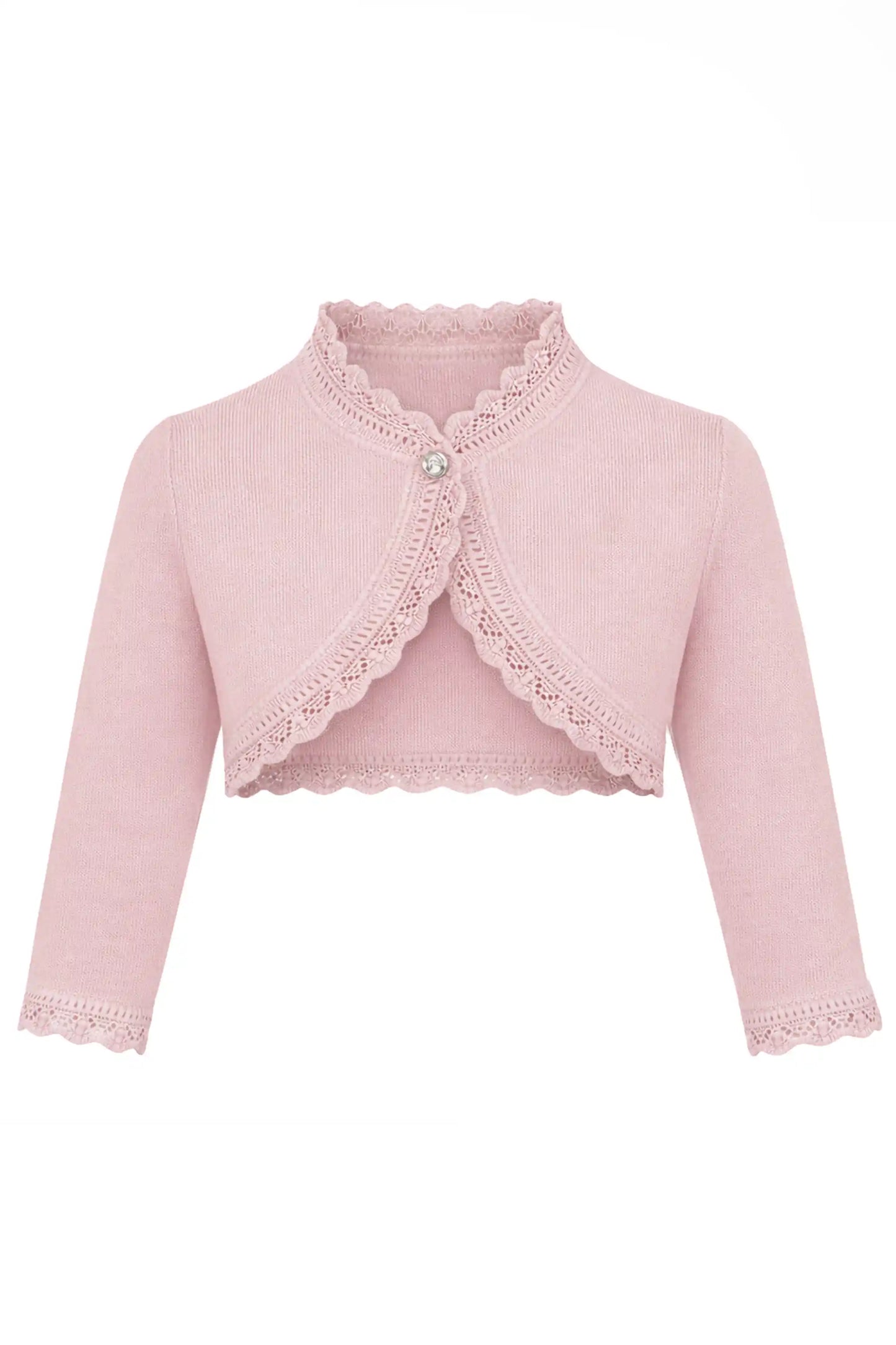 Baby Knit Button Detailed Bolero Cardigan