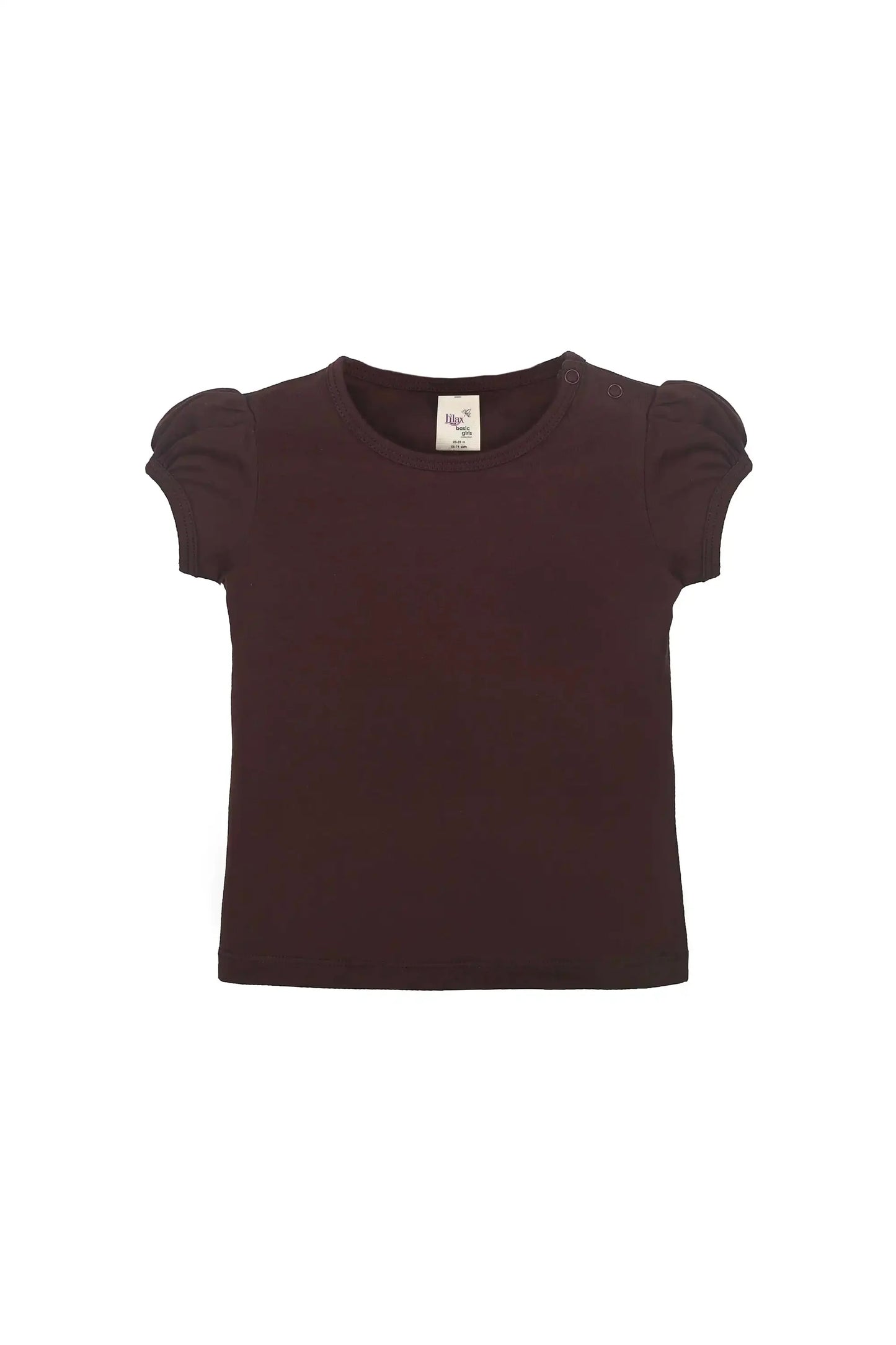 Baby Girls' Basic T-Shirt Short Sleeve Crewneck Tee