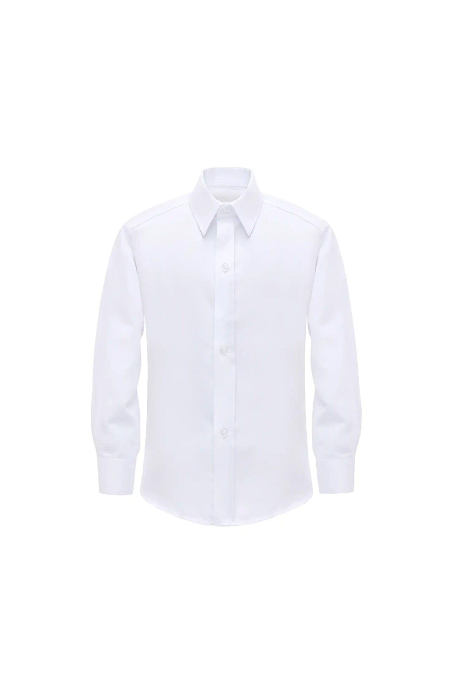 Boys' Button Down Shirt Solid Long Sleeve Dress Shirt