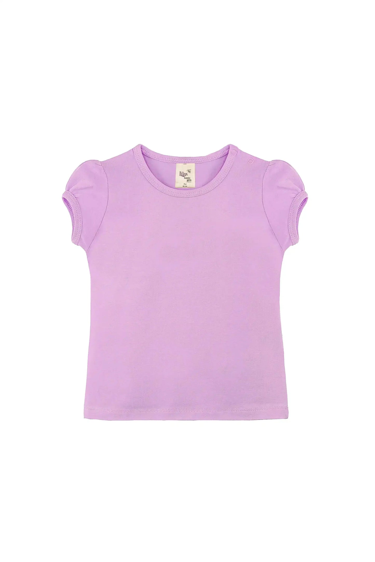 Baby Girls' Basic T-Shirt Short Sleeve Crewneck Tee