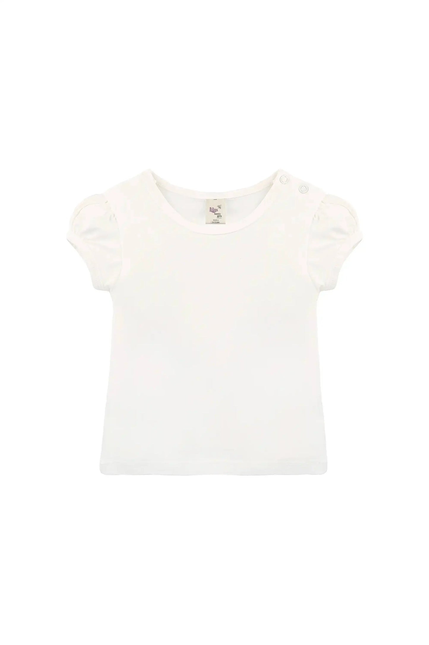 Baby Girls' Basic T-Shirt Short Sleeve Crewneck Tee