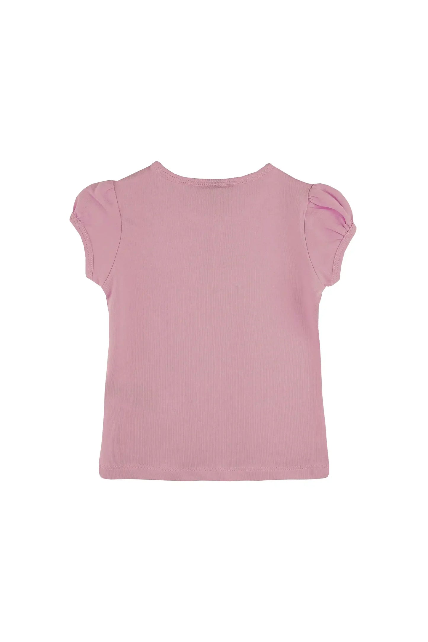Baby Girls' Basic T-Shirt Short Sleeve Crewneck Tee