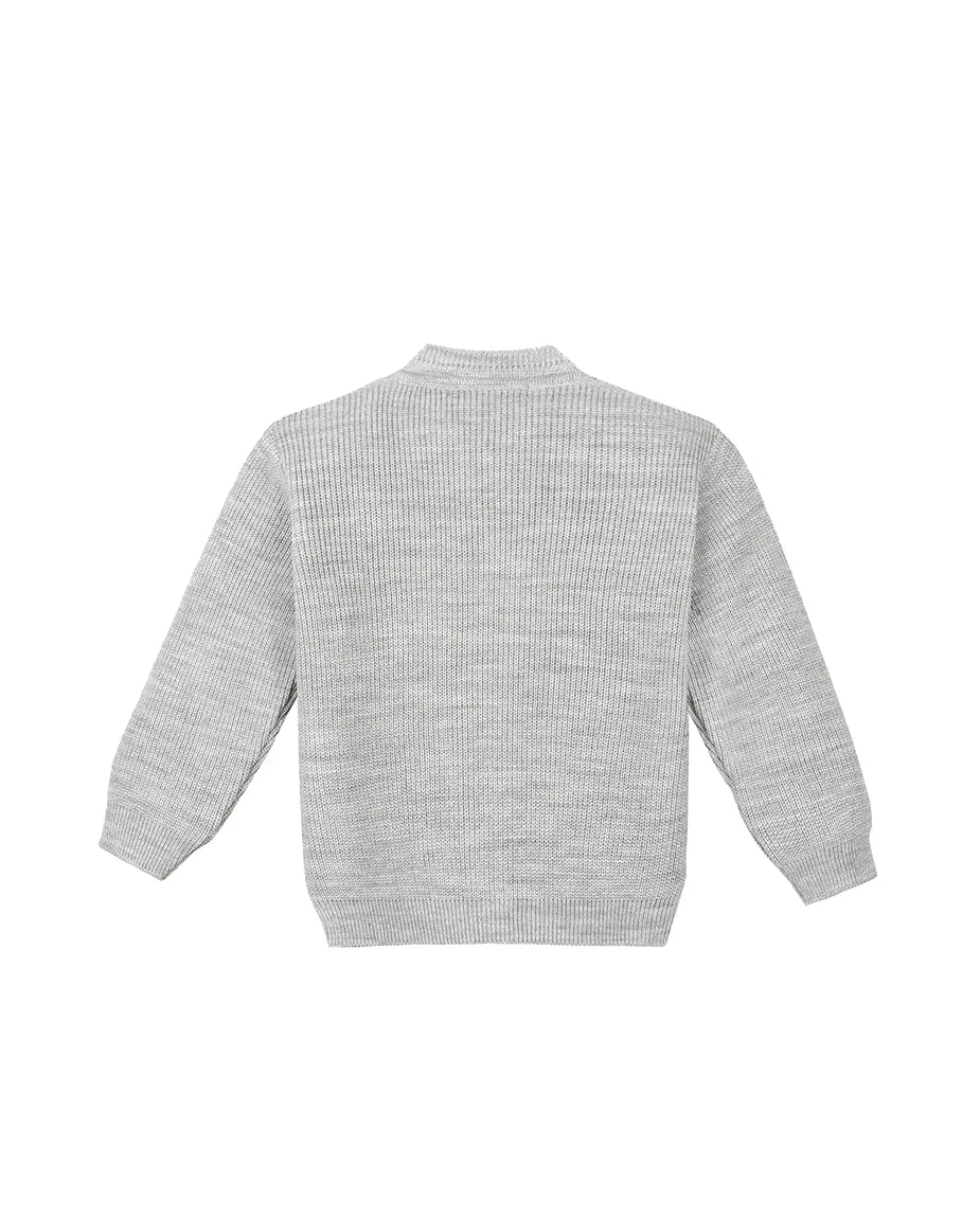 Little Boys Basic Long Sleeve V-Neck Classic Knit Cardigan Sweater