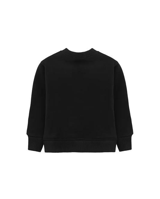 Boys Basic Crewneck Long Sleeve Cotton Sweatshirt