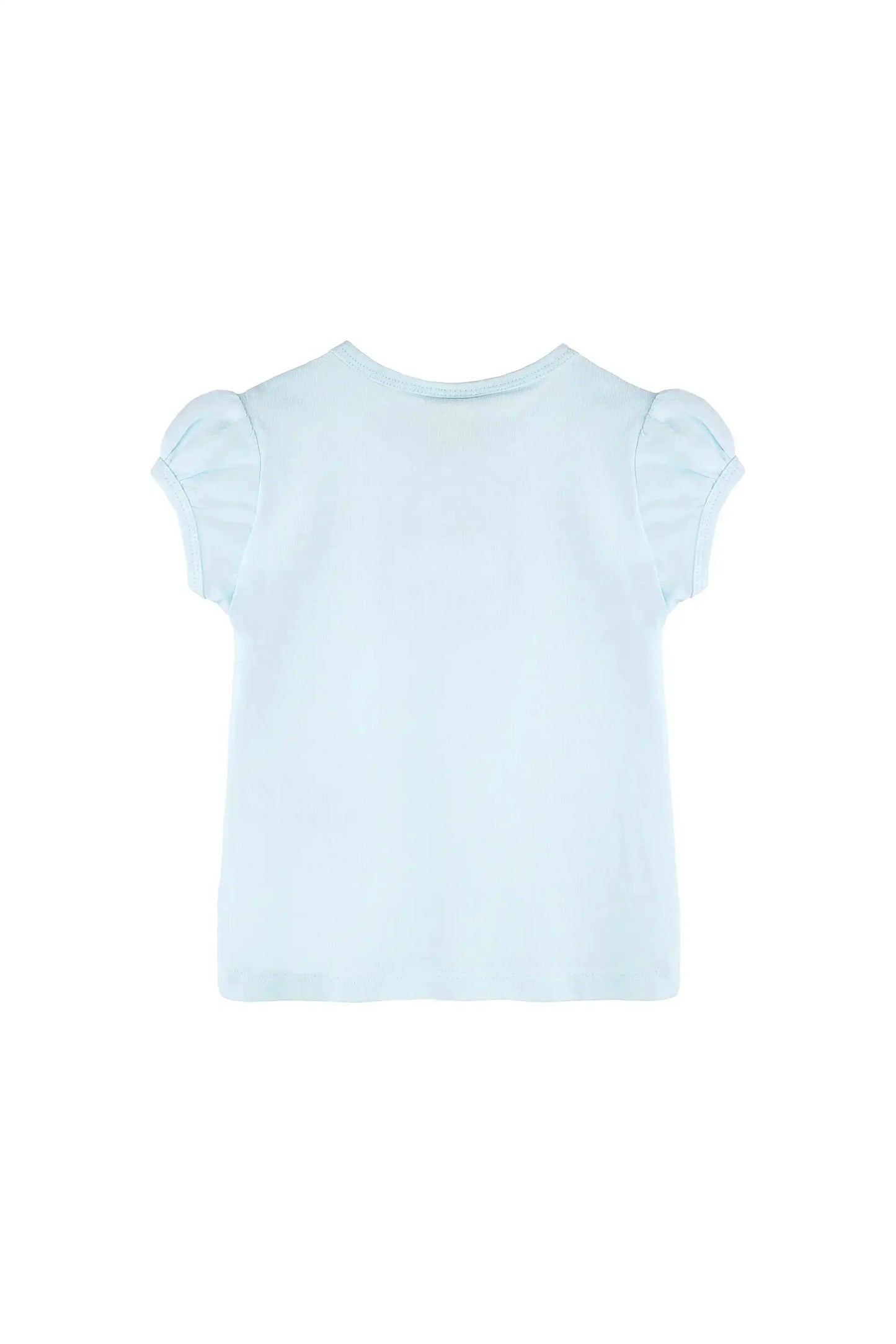 Baby Girls' Basic T-Shirt Short Sleeve Crewneck Tee