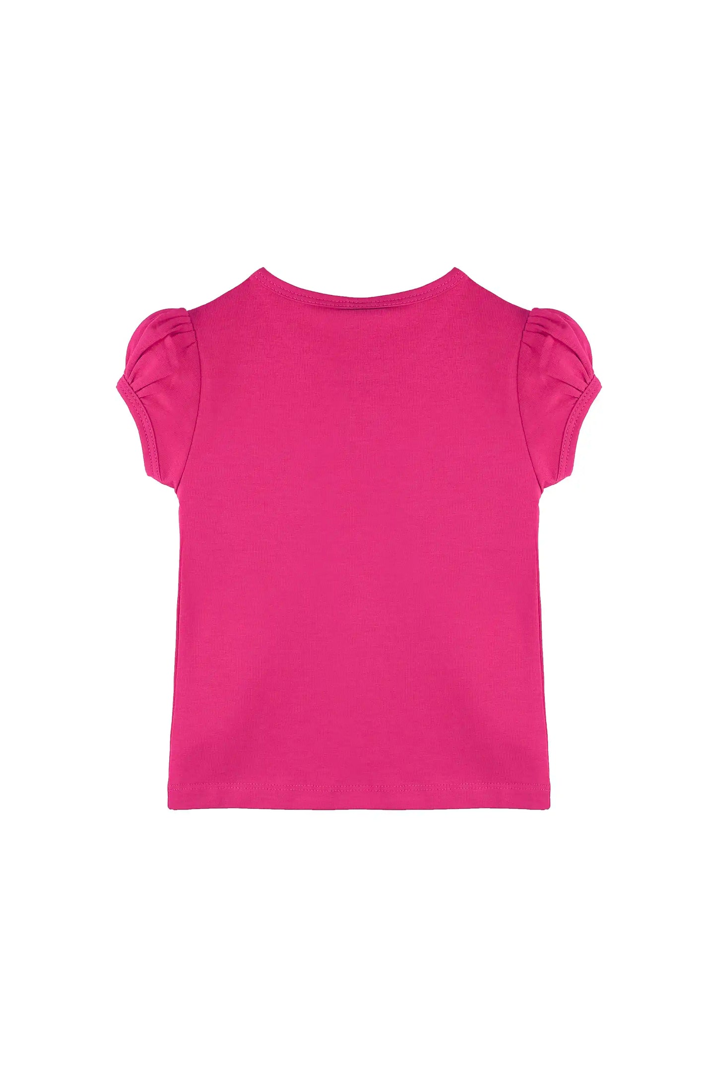 Baby Girls' Basic T-Shirt Short Sleeve Crewneck Tee