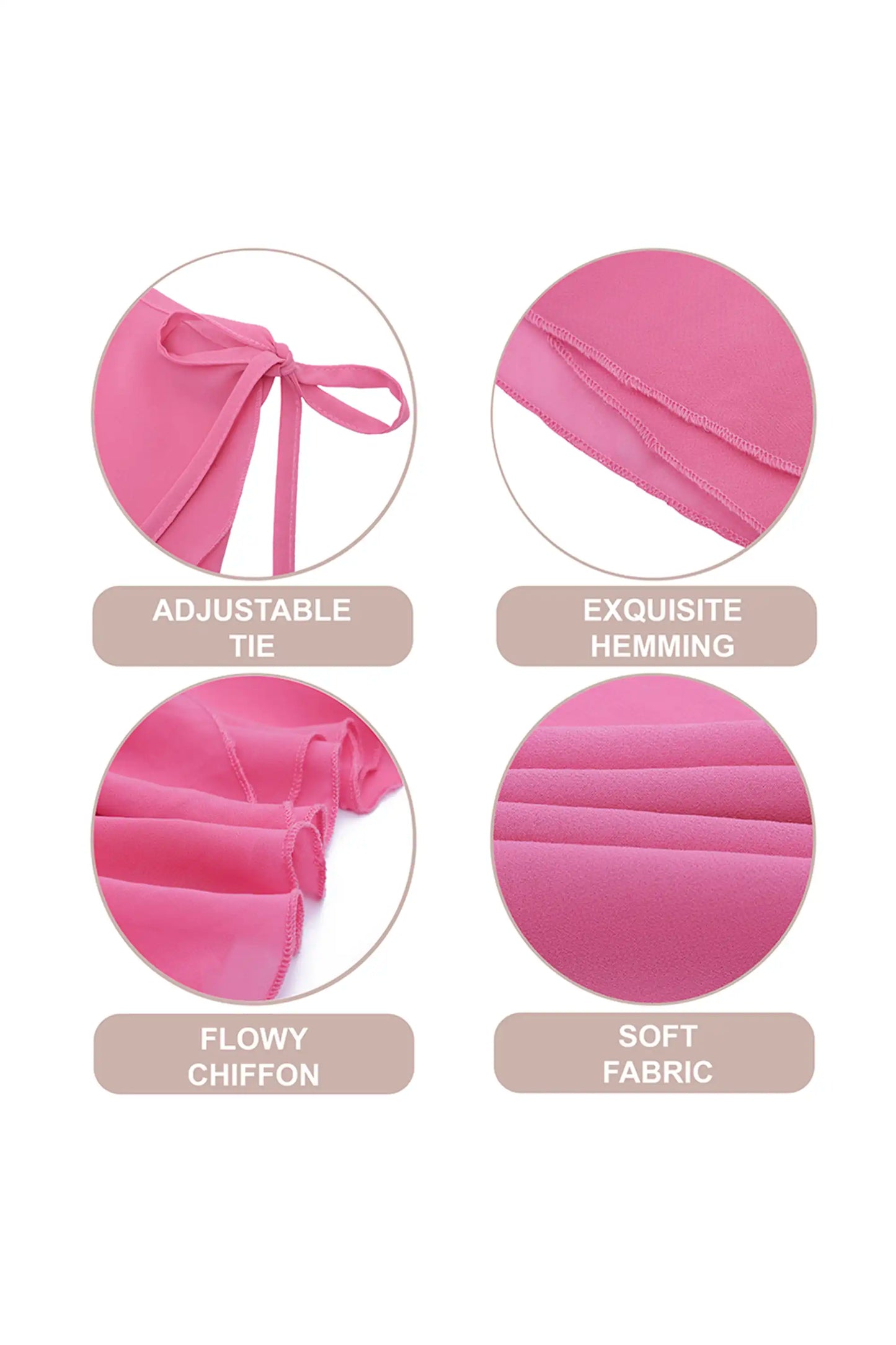 Girls Ballet Skirt Chiffon Wrap/Pull-On Dance Skirt