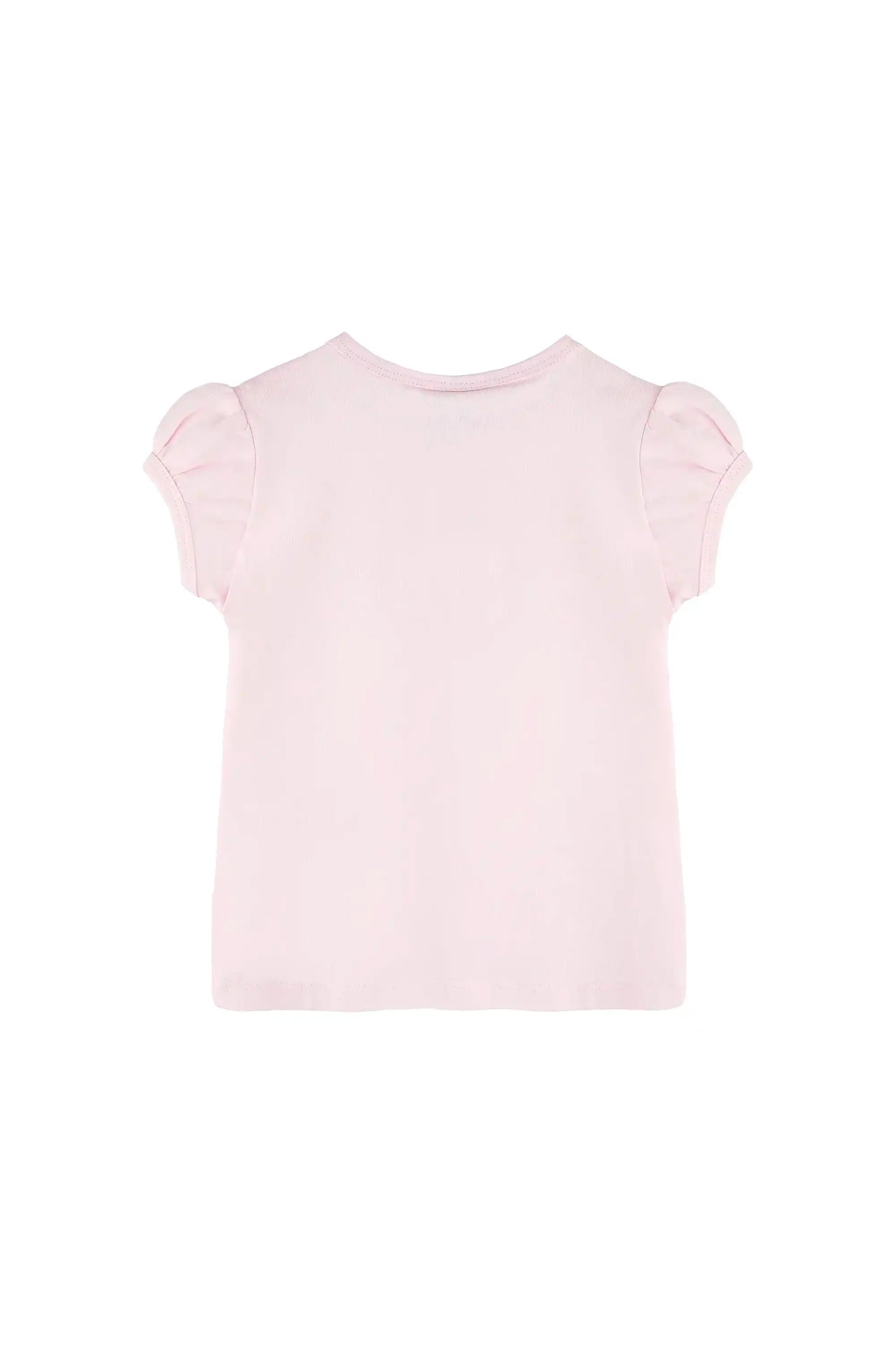 Baby Girls' Basic T-Shirt Short Sleeve Crewneck Tee