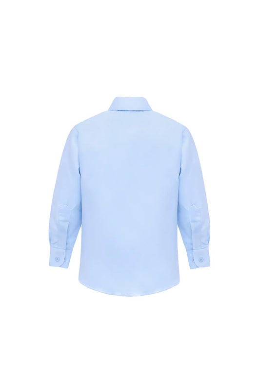 Boys' Button Down Shirt Solid Long Sleeve Dress Shirt