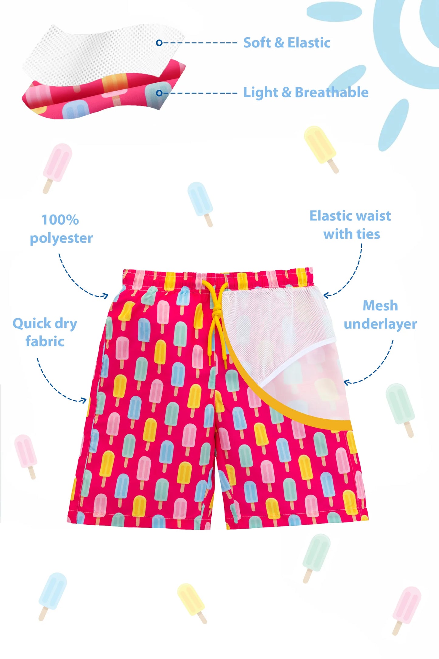 Boys Swim Trunks Toddler Boy Swim Shorts Bathing Suit Swimwear