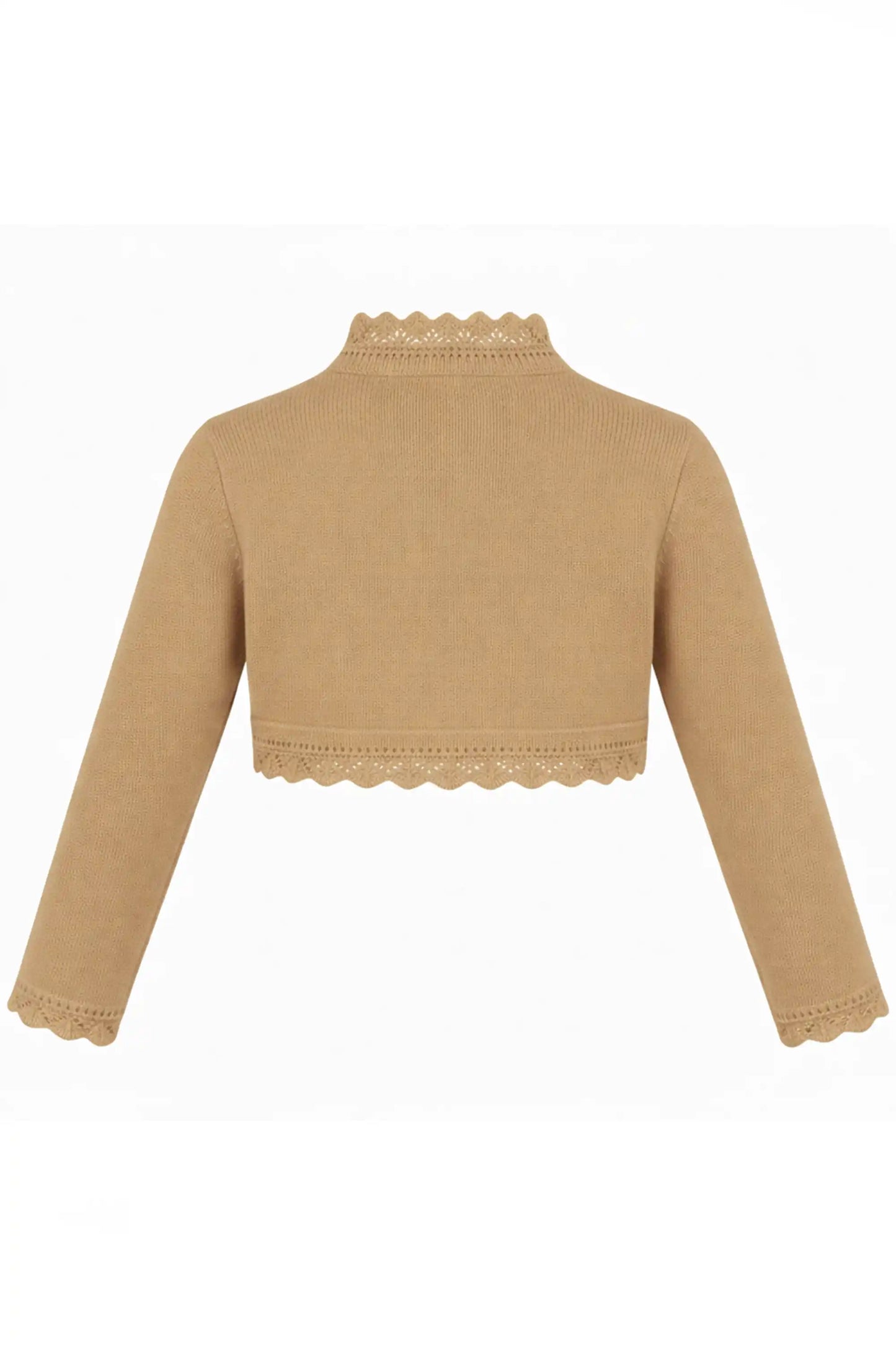 Baby Knit Button Detailed Bolero Cardigan