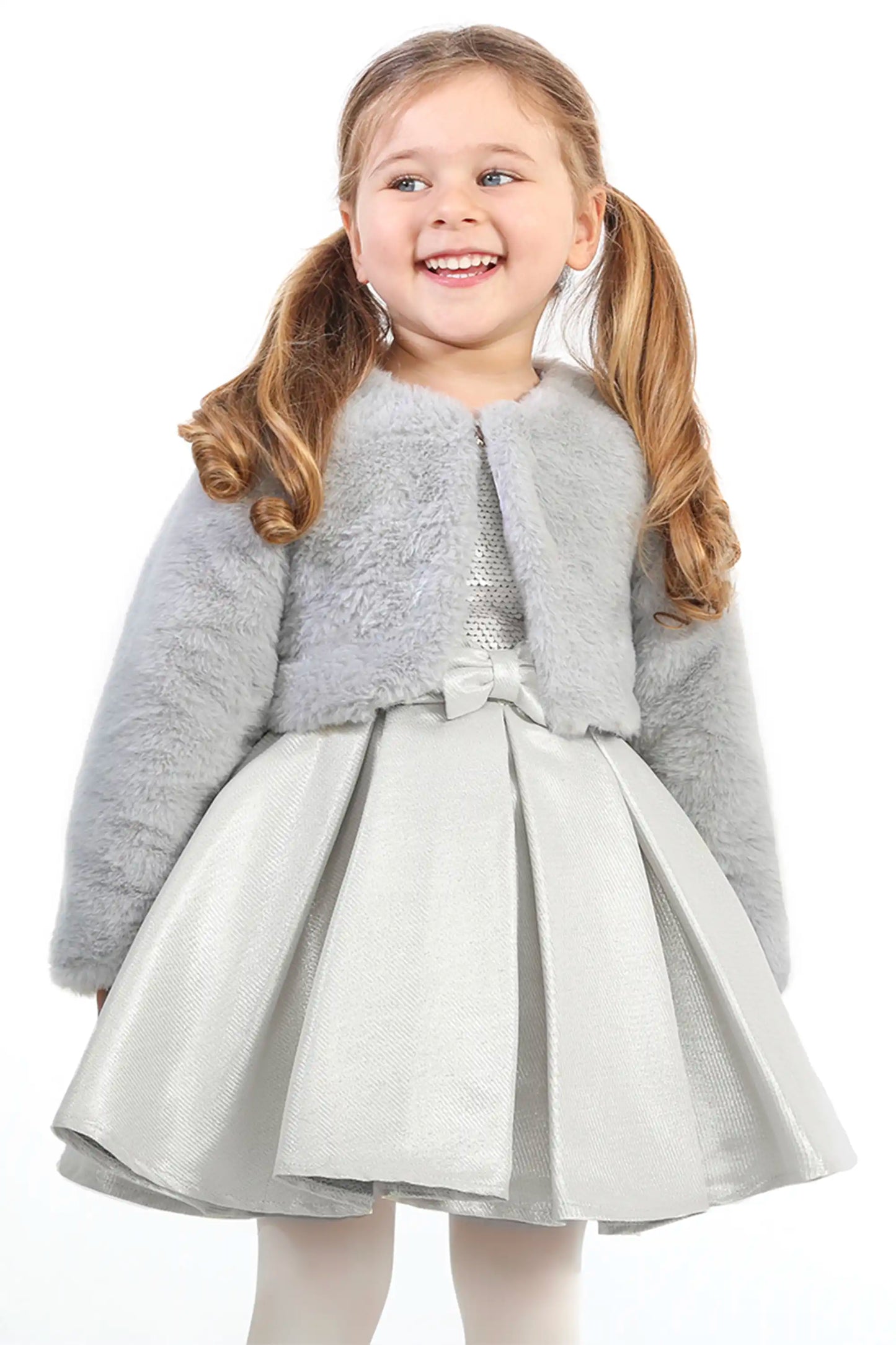 Girls' Bolero Cozy Faux Fur Jacket Shrug