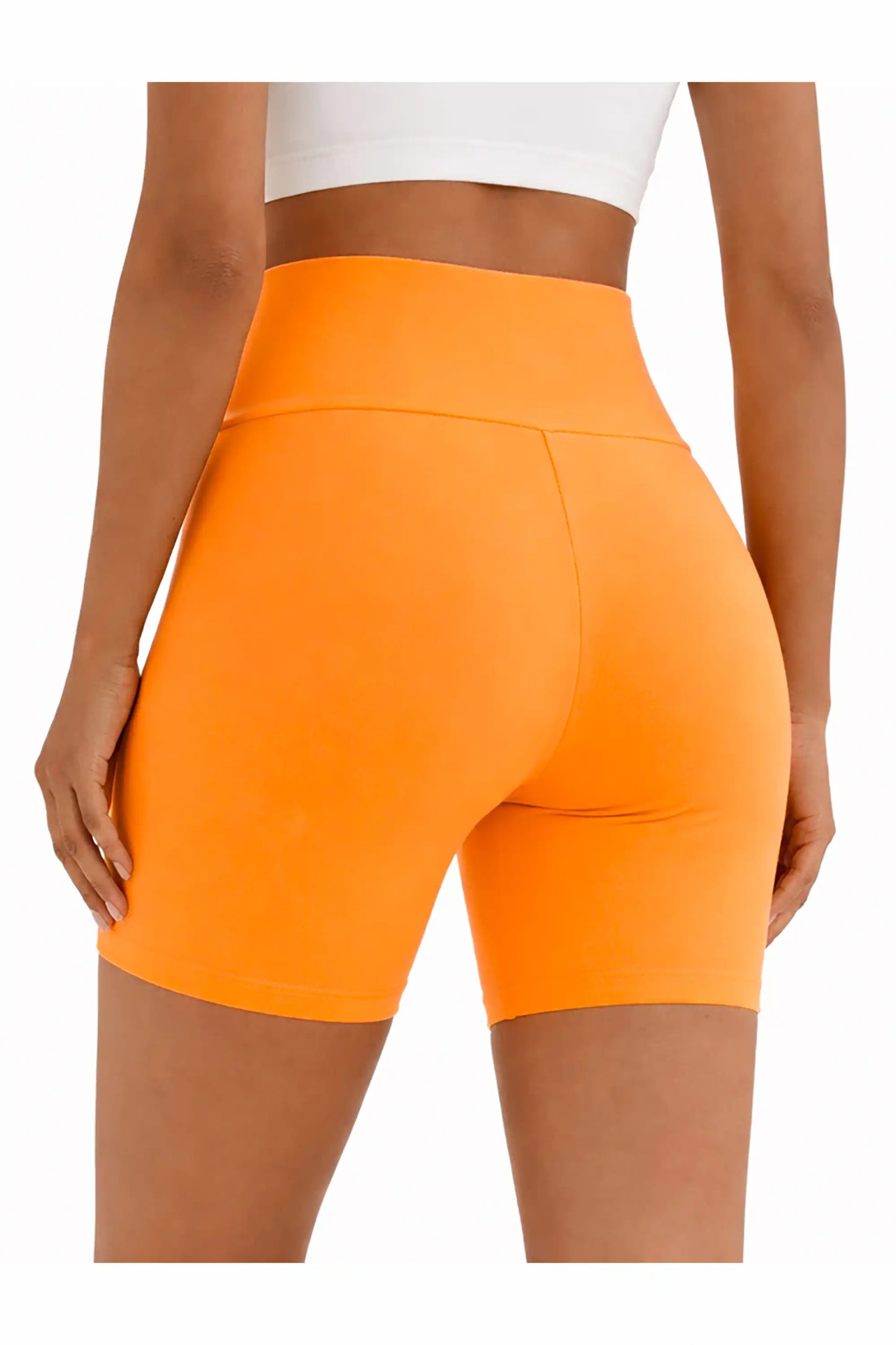 Girls High Waist Biker Shorts — Premium Soft 4-Way Stretch Yoga & Dance Athletic Shorts