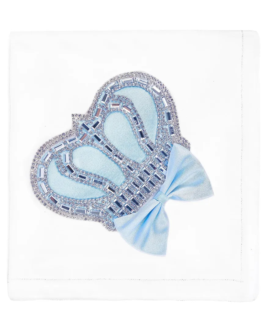 Soft Cotton Swaddle Receiving Blanket for Newborn Baby Boy's Crown Jewels 34 X 30