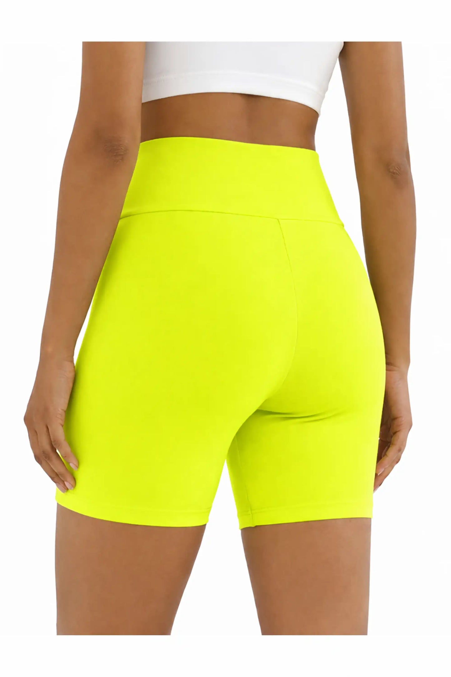 Girls High Waist Biker Shorts — Premium Soft 4-Way Stretch Yoga & Dance Athletic Shorts