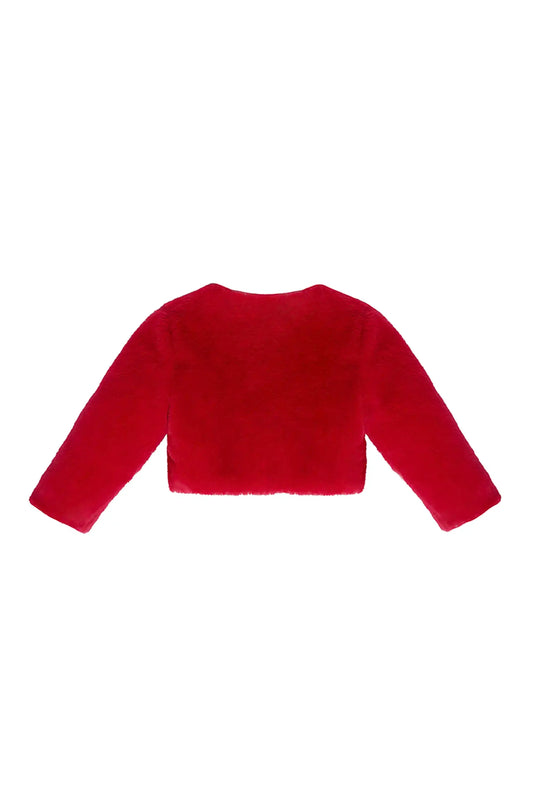 Girls' Bolero Cozy Faux Fur Jacket Shrug