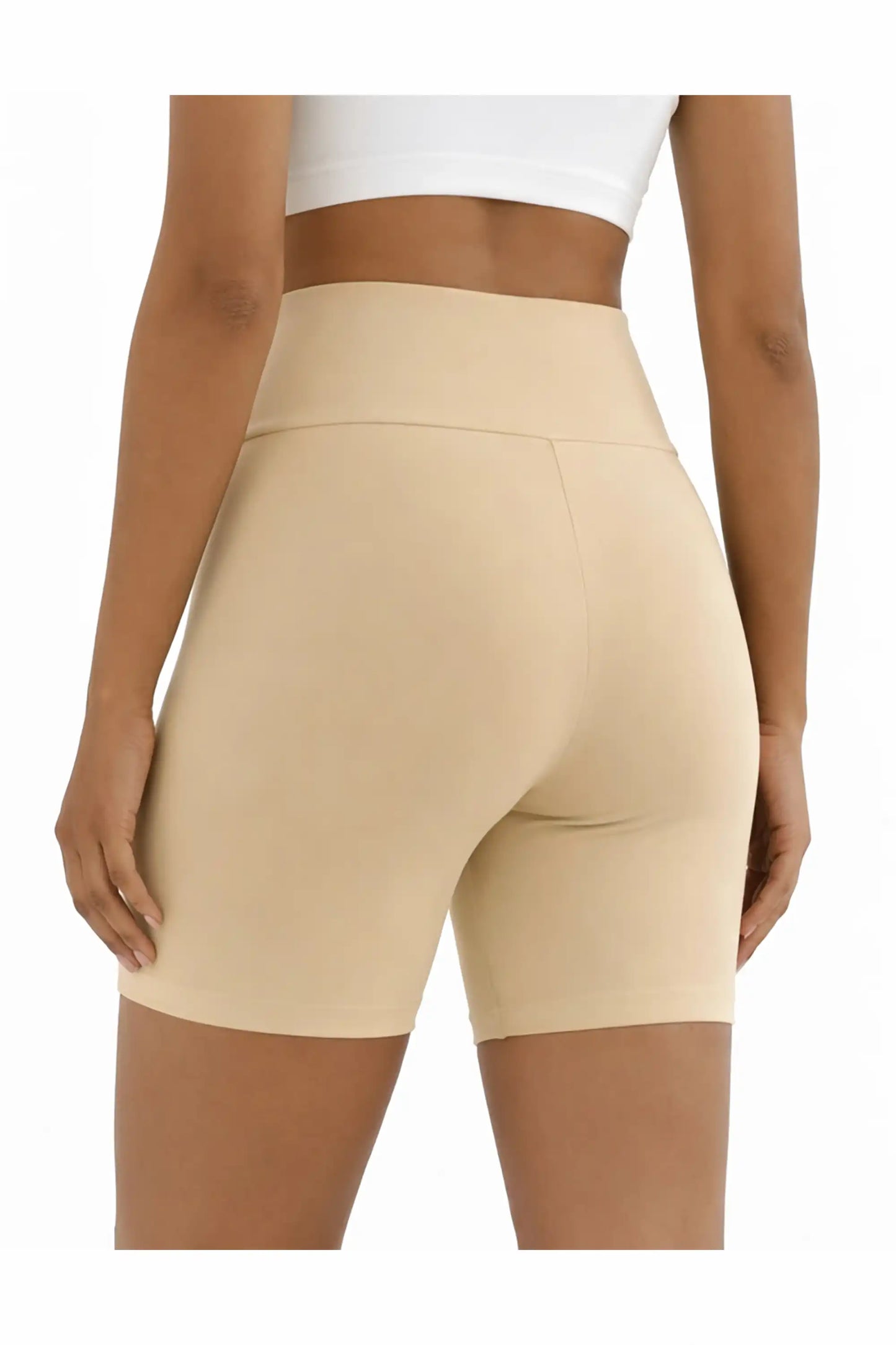 Girls High Waist Biker Shorts — Premium Soft 4-Way Stretch Yoga & Dance Athletic Shorts