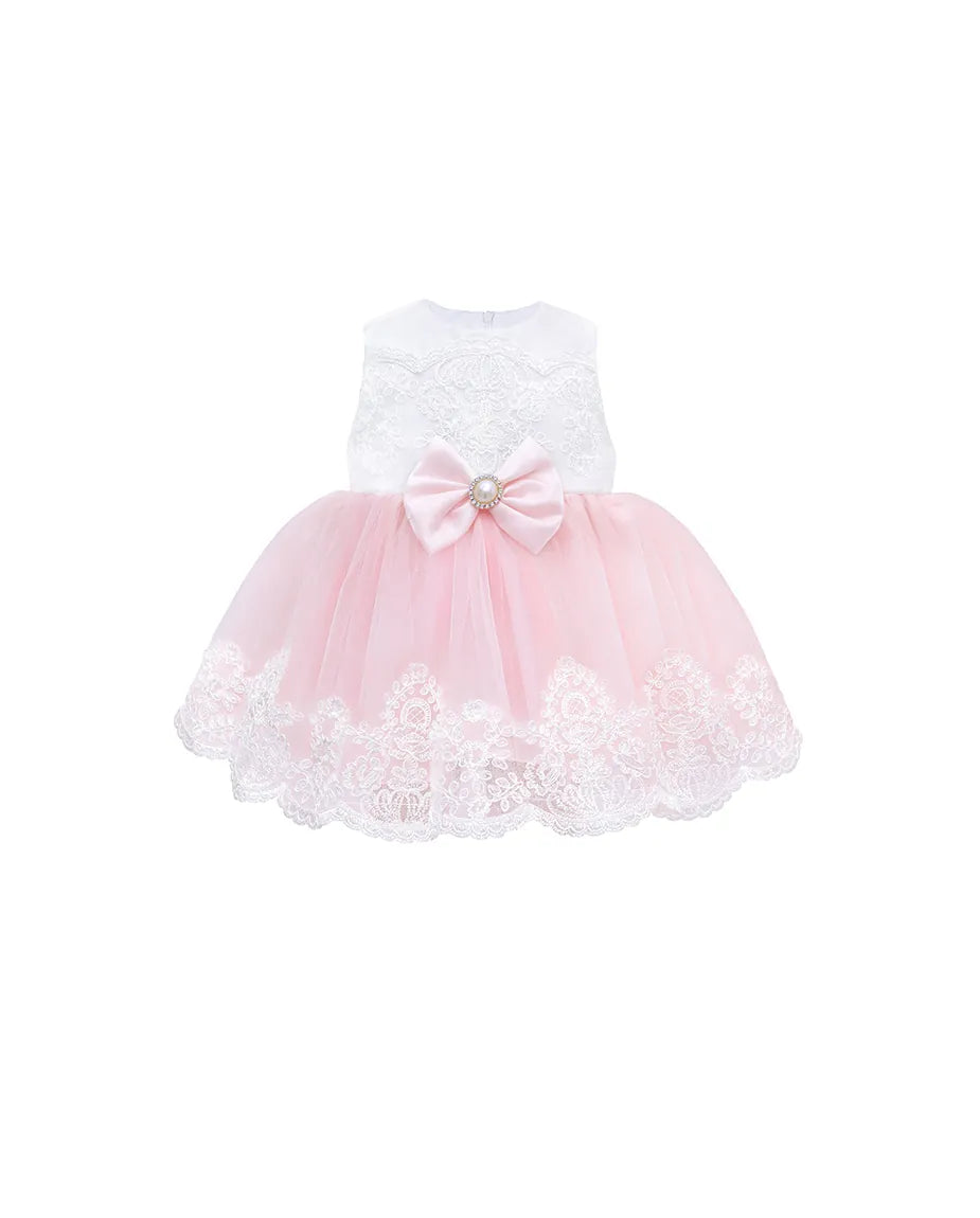 Newborn 6-Piece Lace & Tulle Princess Dress Set