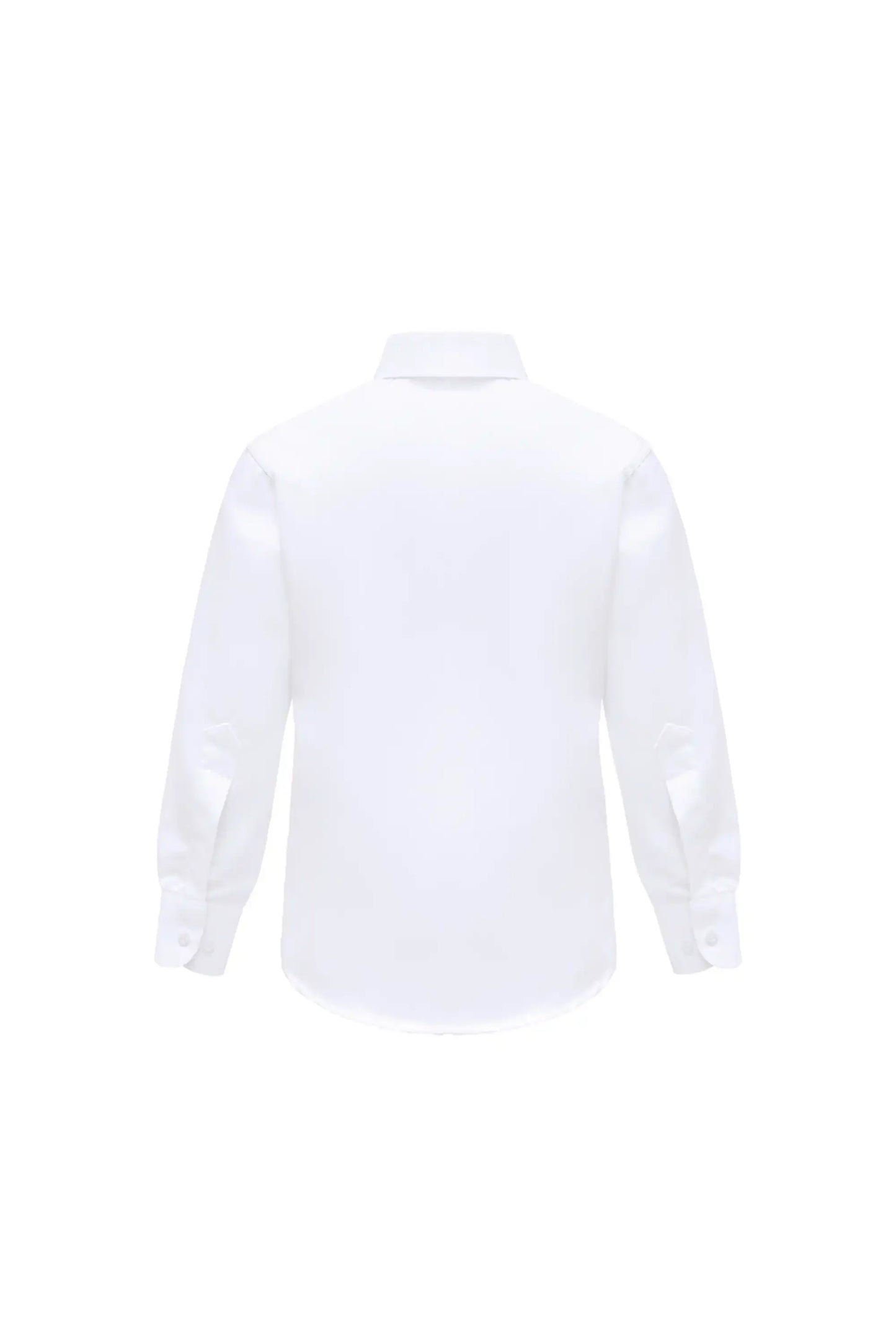 Boys' Button Down Shirt Solid Long Sleeve Dress Shirt