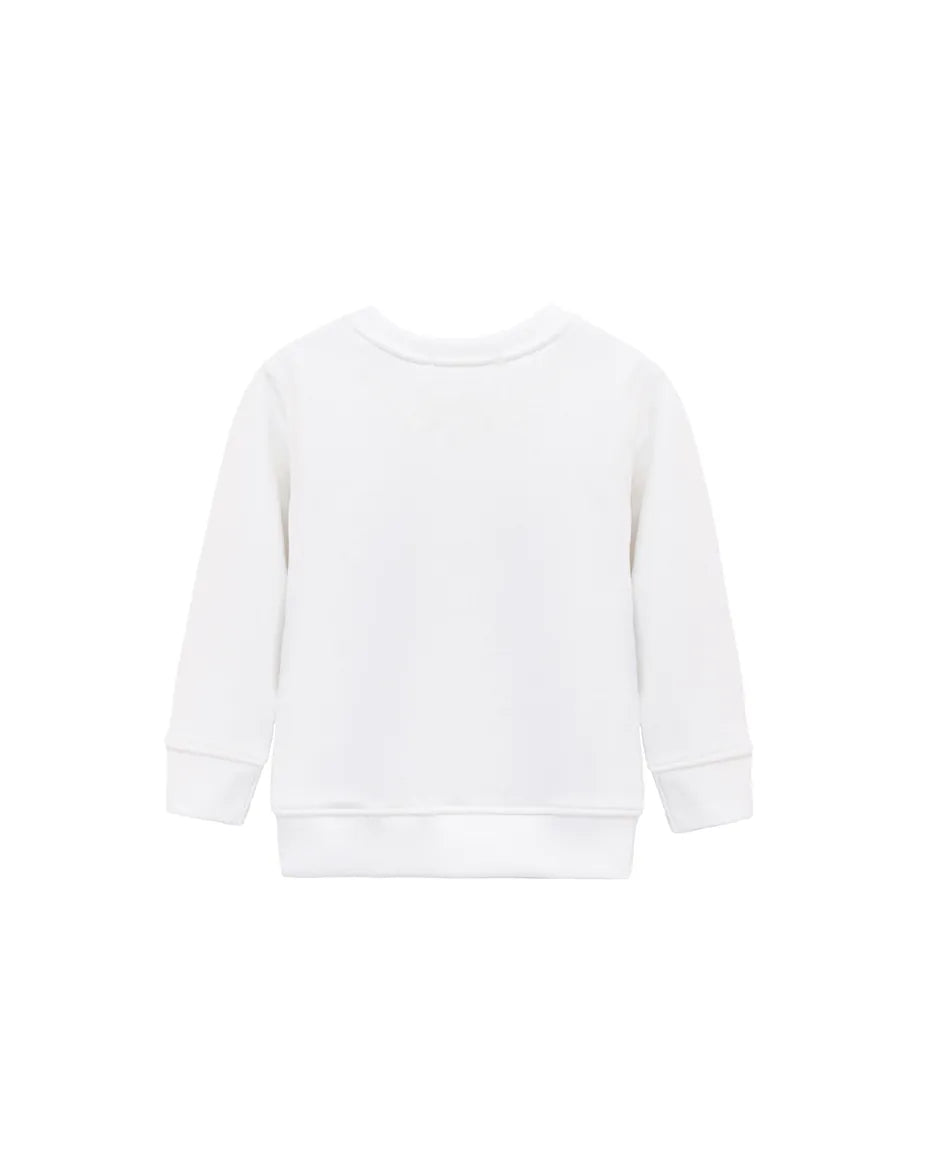 Boys Basic Crewneck Long Sleeve Cotton Sweatshirt
