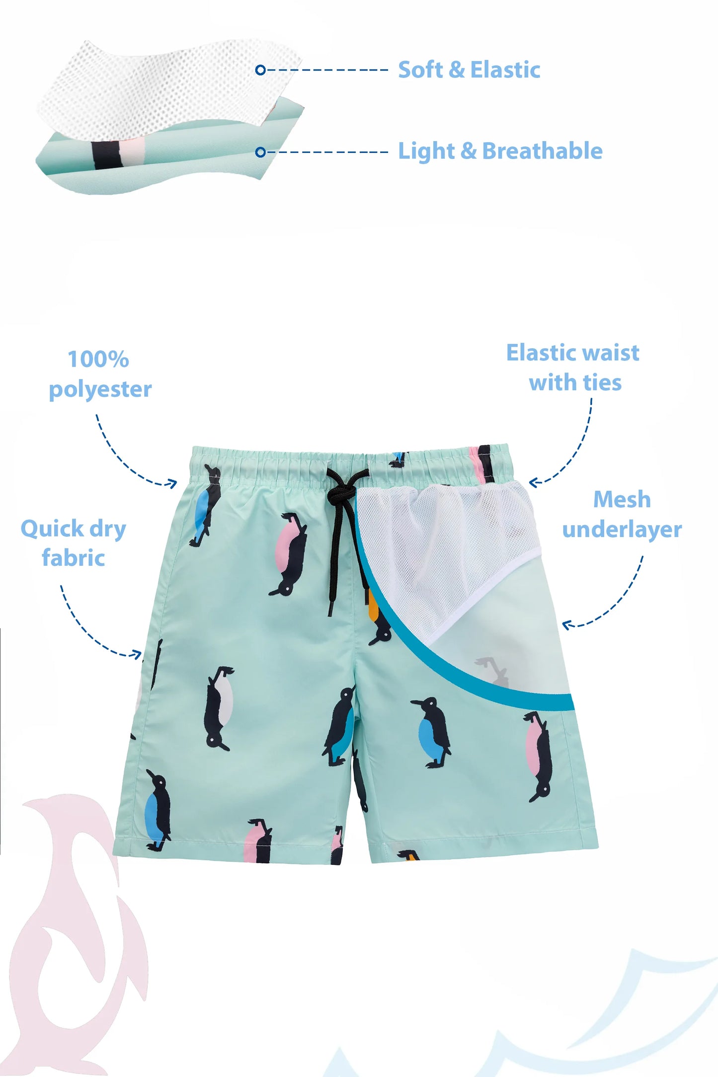 Boys Swim Trunks Toddler Boy Swim Shorts Bathing Suit Swimwear